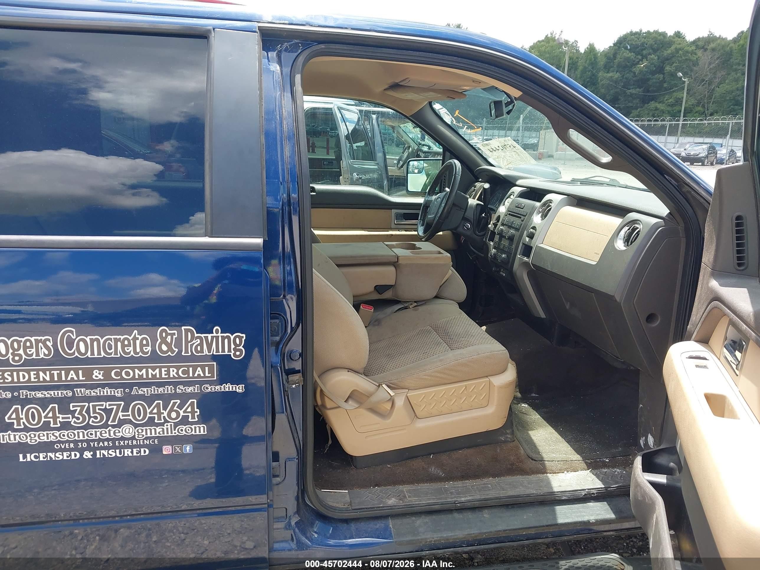2011 Ford F-150 Xlt Blue vin: 1FTFW1CT7BFB80470
