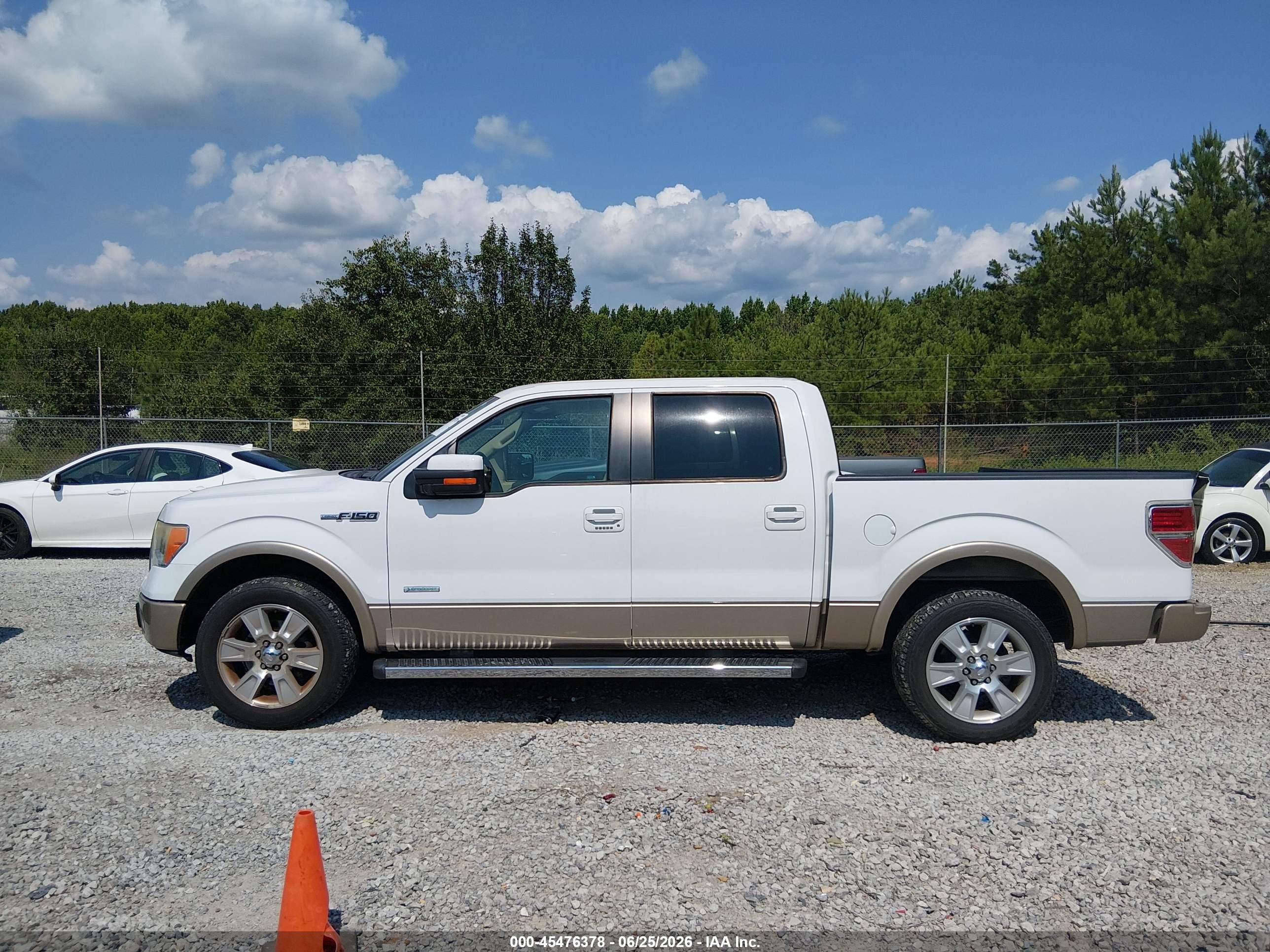 2011 Ford F-150 Fx2/king Ranch/lariat/platinum/xlt White vin: 1FTFW1CT7BFC10602