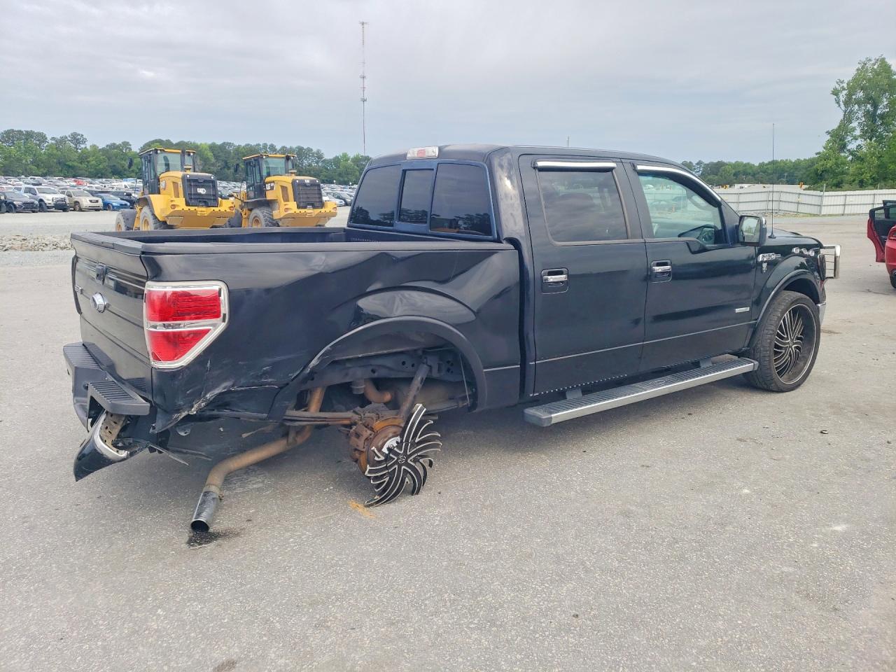 2011 Ford F150 Supercrew Black vin: 1FTFW1CT7BKE06708