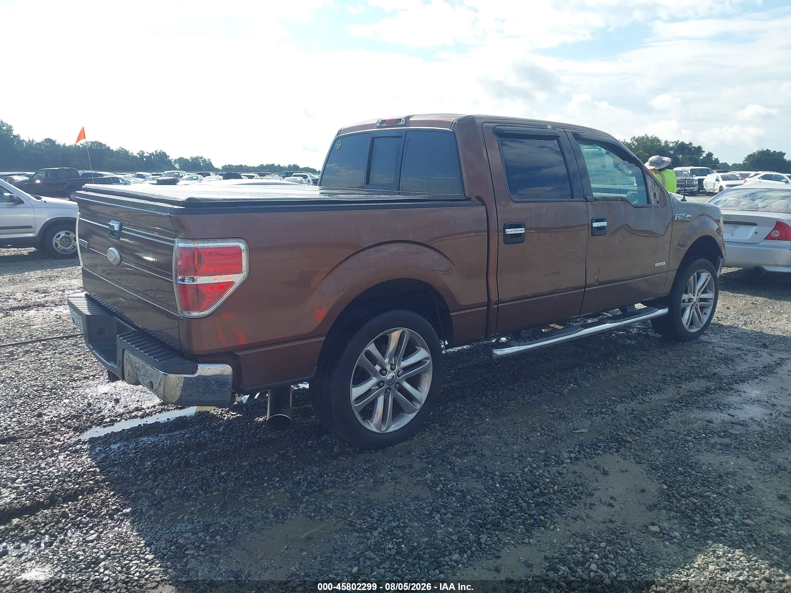 2012 Ford F-150 Xlt Brown vin: 1FTFW1CT7CFA09946