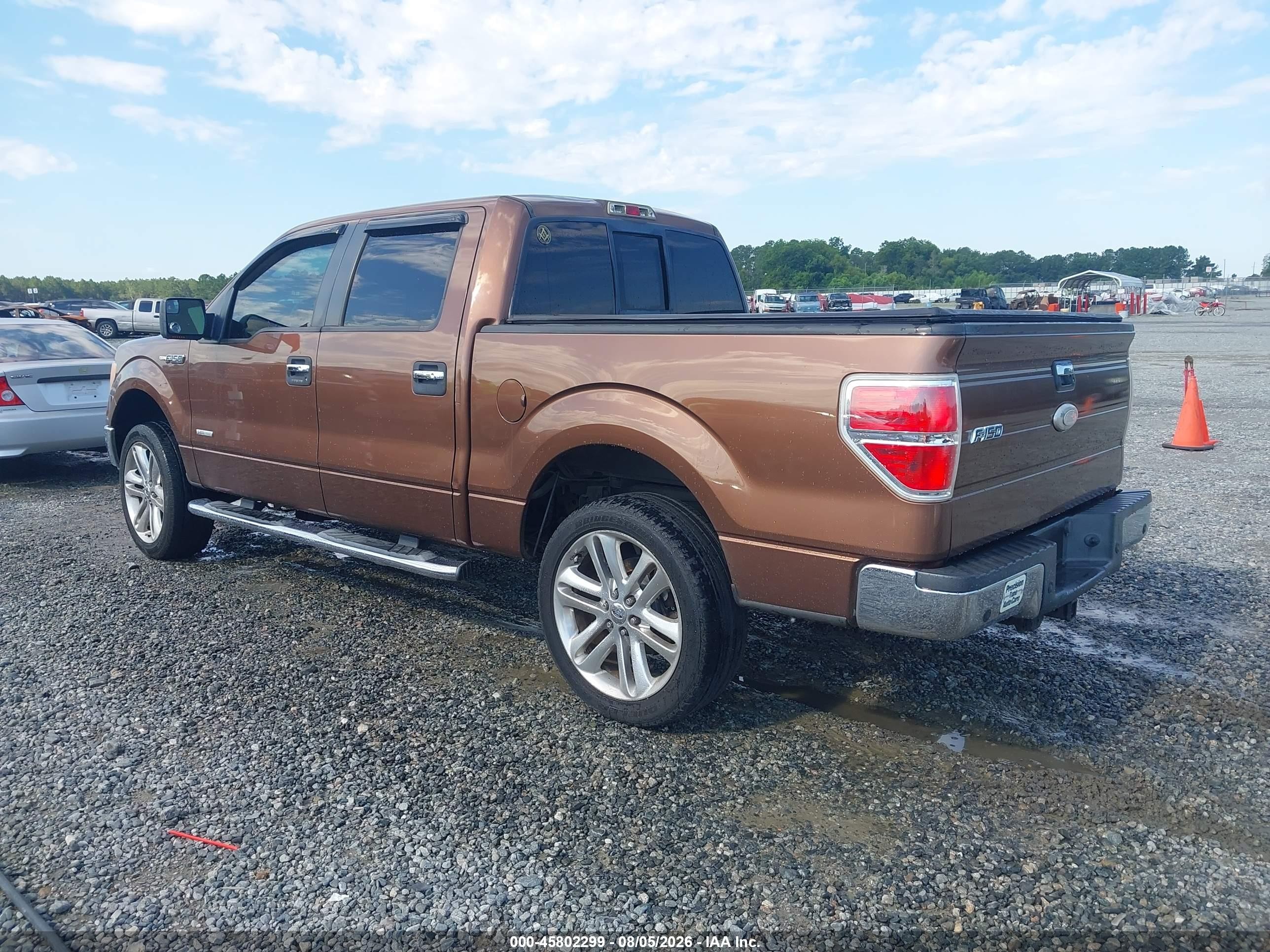 2012 Ford F-150 Xlt Brown vin: 1FTFW1CT7CFA09946