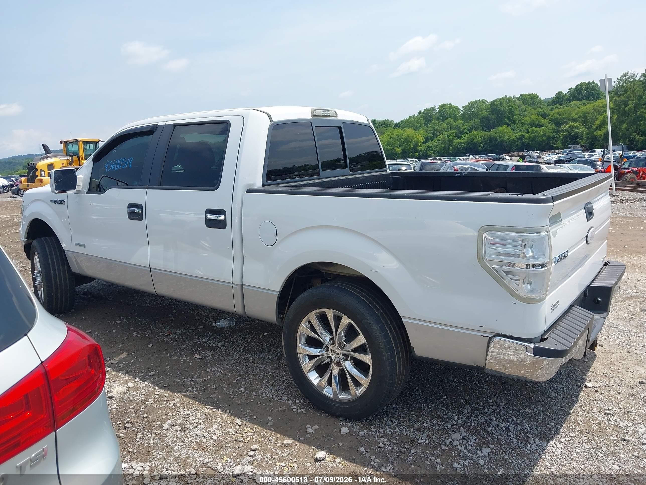 2012 Ford F-150 Xlt White vin: 1FTFW1CT7CFA26617