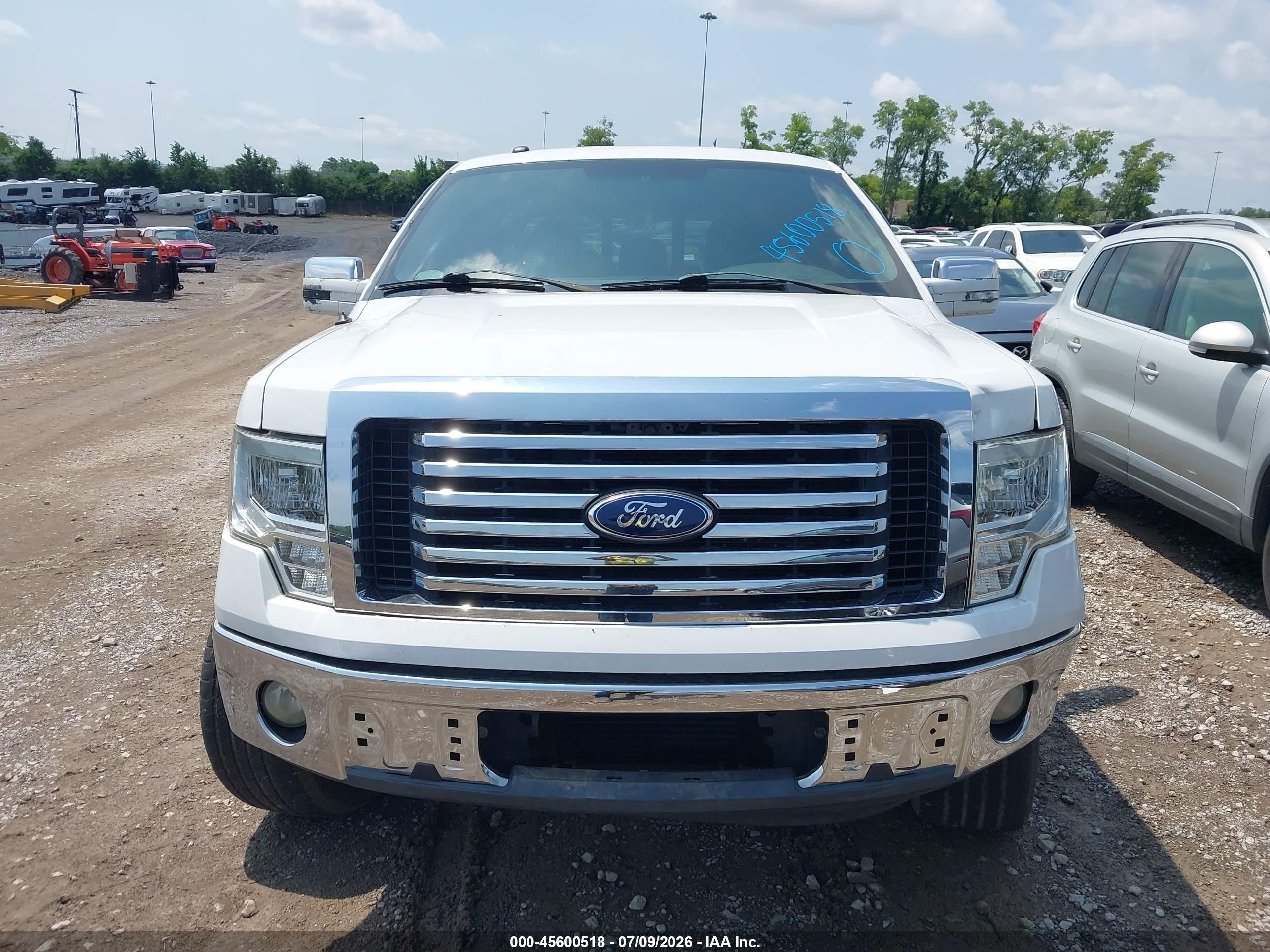 2012 Ford F-150 Xlt White vin: 1FTFW1CT7CFA26617