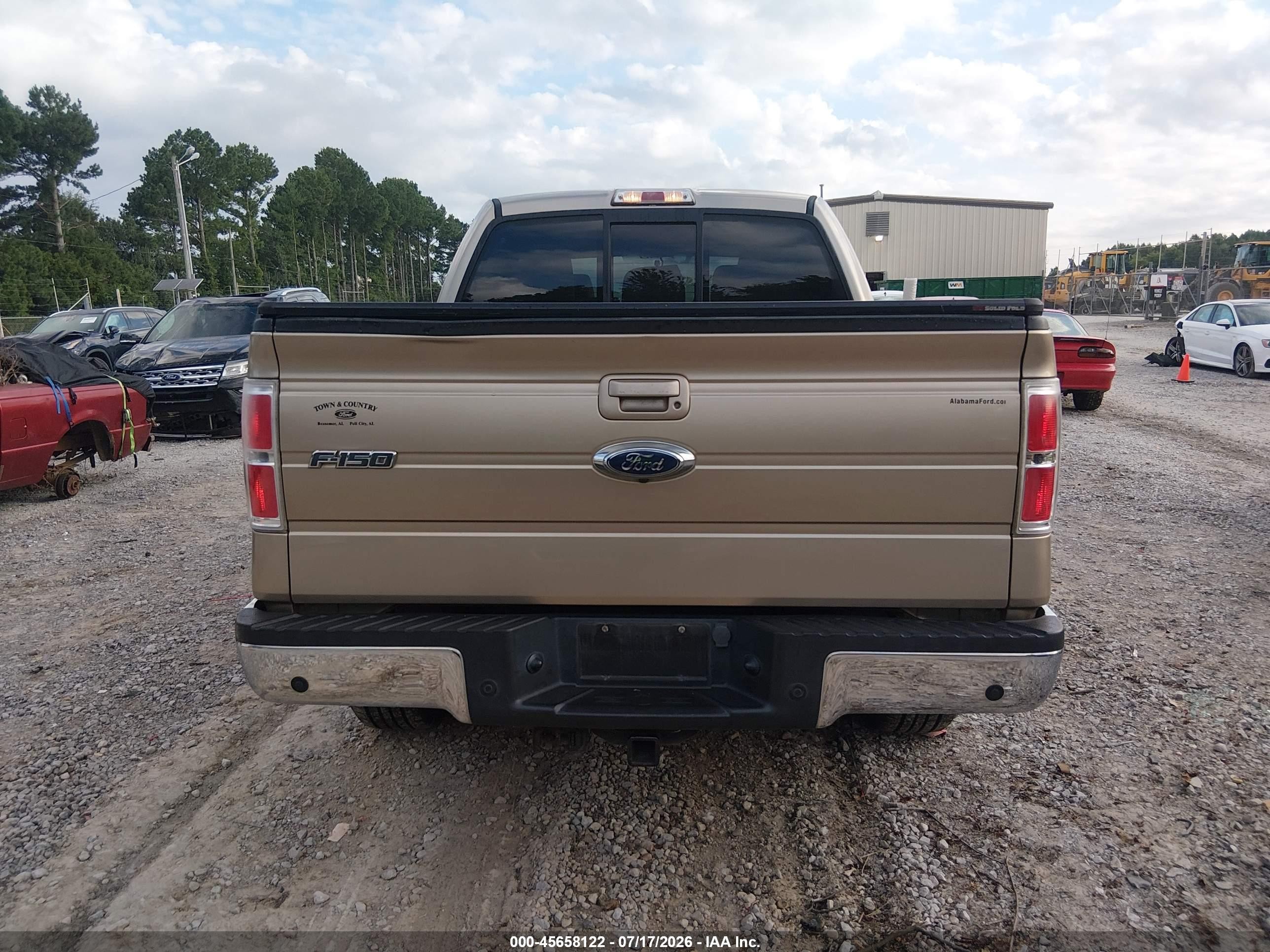 2012 Ford F-150 Lariat Gold vin: 1FTFW1CT7CFB50273