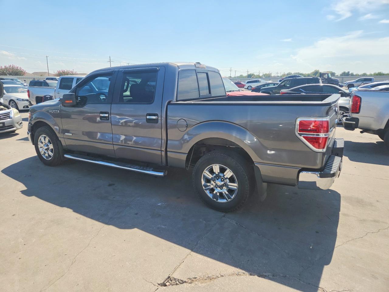2012 Ford F150 Supercrew Gray vin: 1FTFW1CT7CFC94826