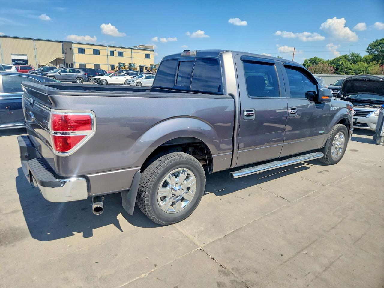 2012 Ford F150 Supercrew Gray vin: 1FTFW1CT7CFC94826