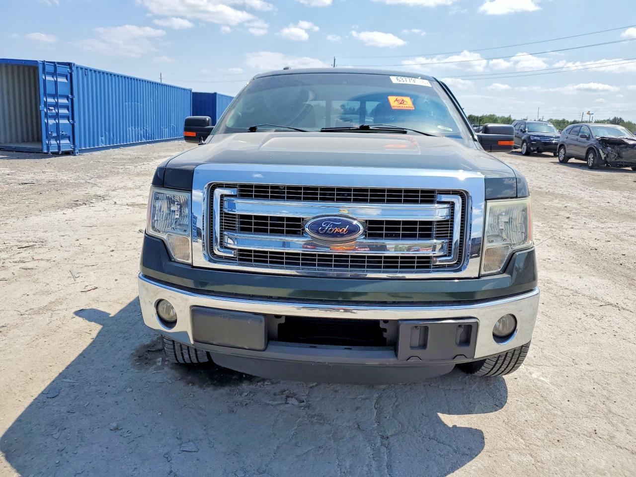 2013 Ford F150 Supercrew Зеленый vin: 1FTFW1CT7DFA14775