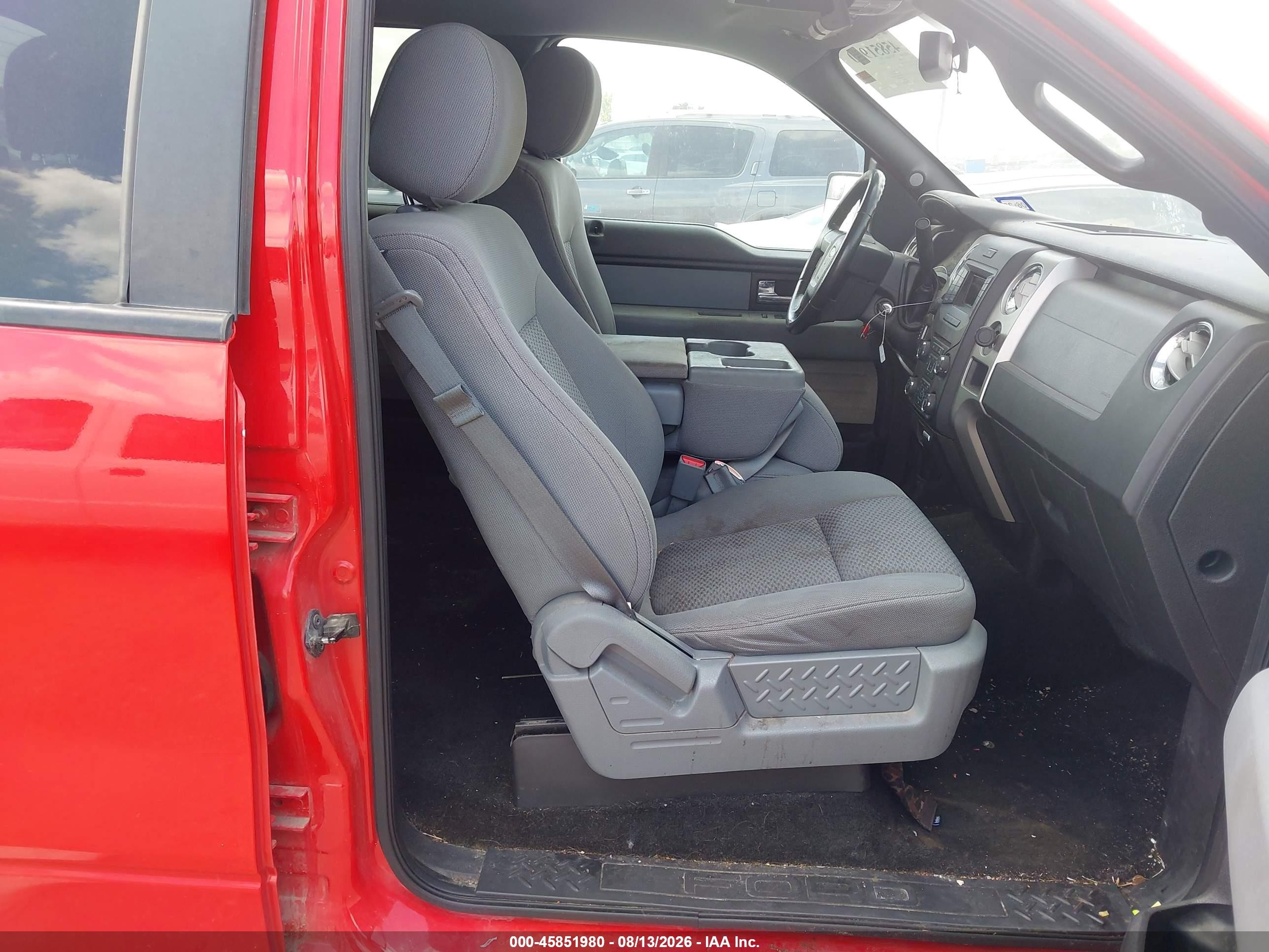 2013 Ford F-150 Xlt Red vin: 1FTFW1CT7DFC64422