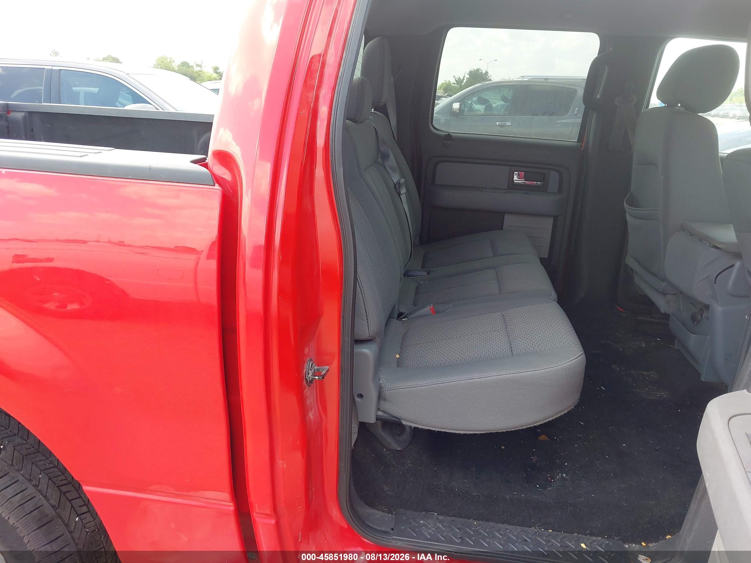 2013 Ford F-150 Xlt Red vin: 1FTFW1CT7DFC64422