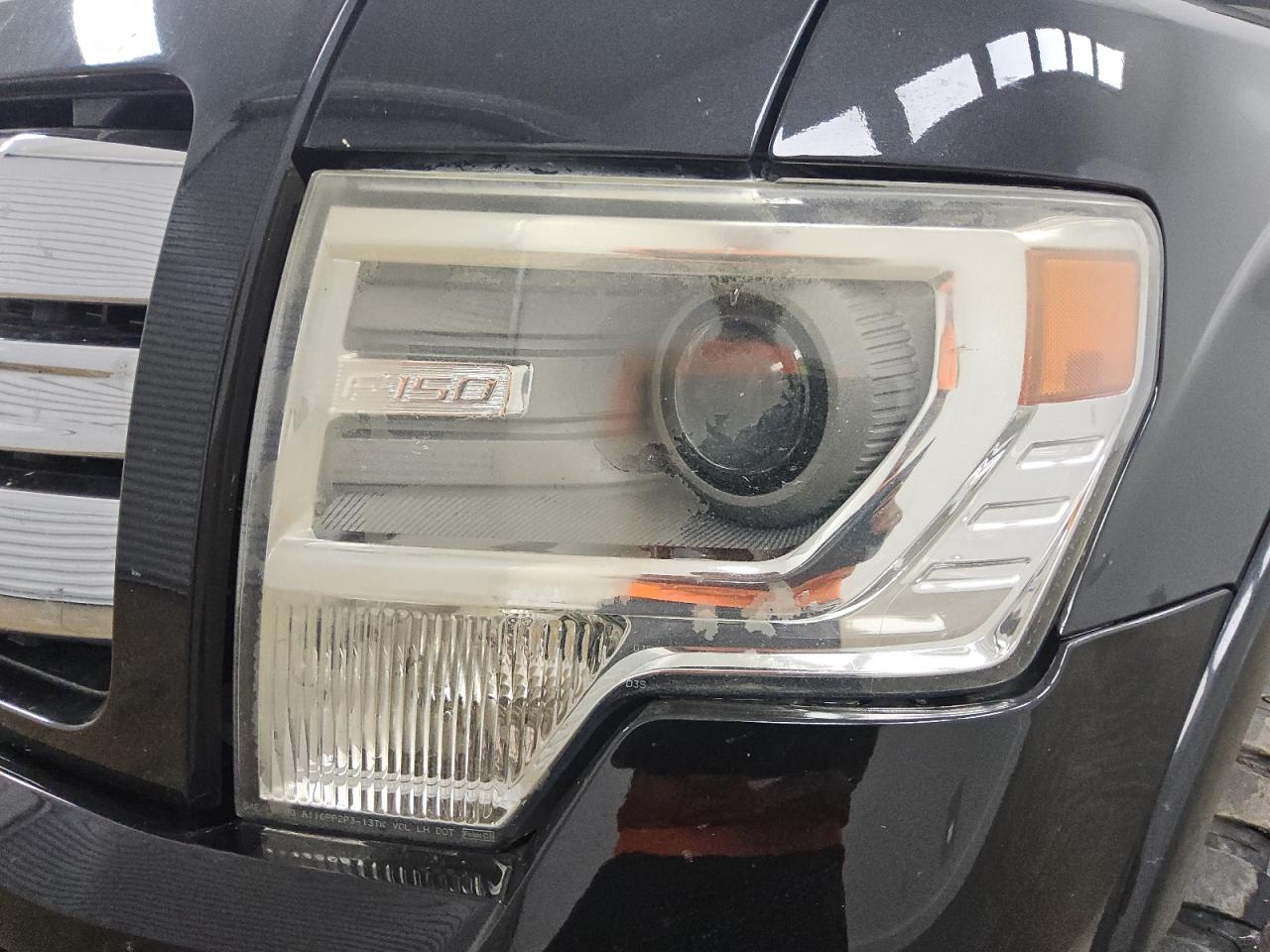 2013 Ford F150 Supercrew Черный vin: 1FTFW1CT7DFD00870 Damage: Left Head Lamp, Faded, Repair Required
