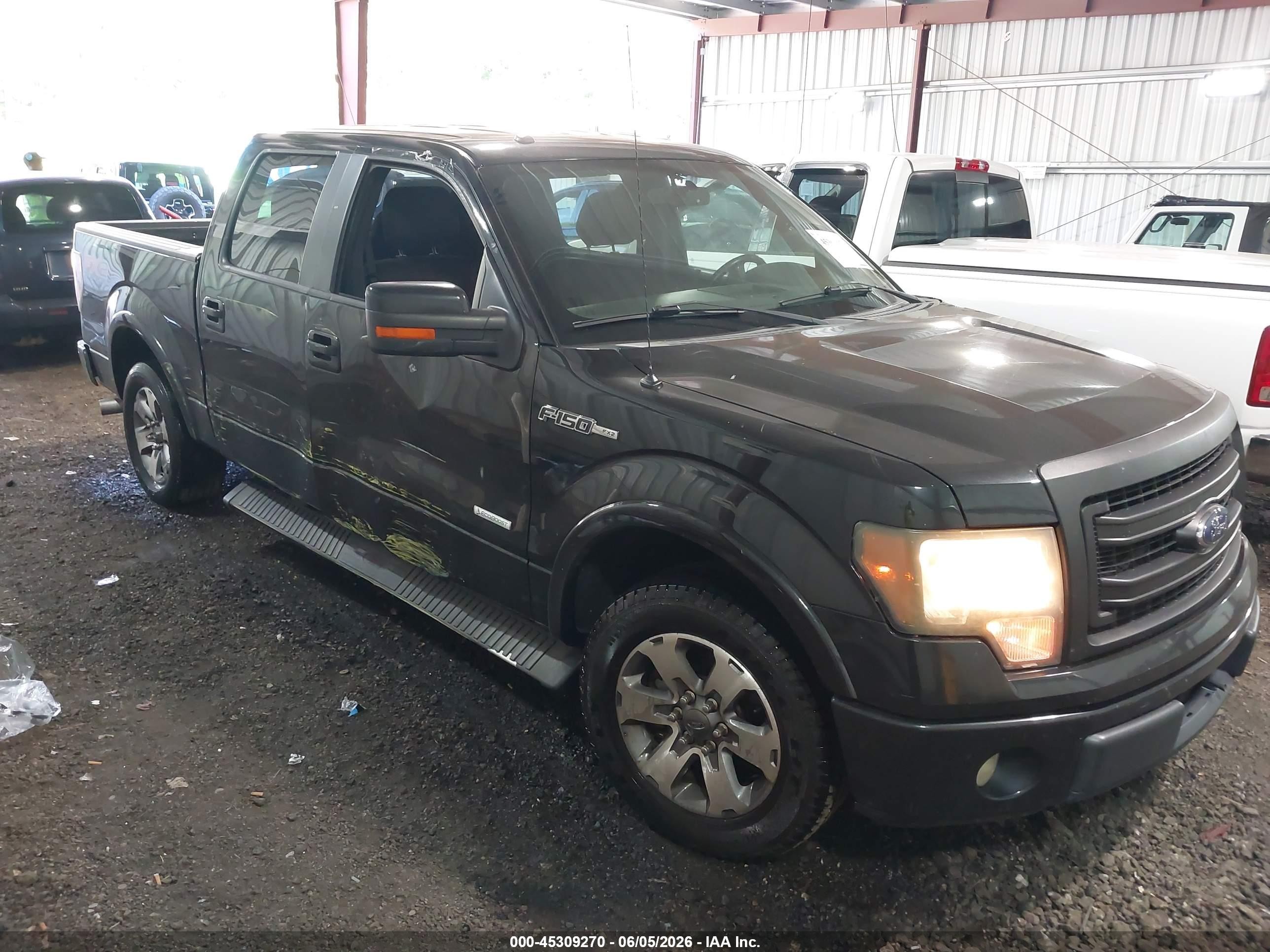 2013 Ford F-150 Fx2 Black vin: 1FTFW1CT7DFD08306