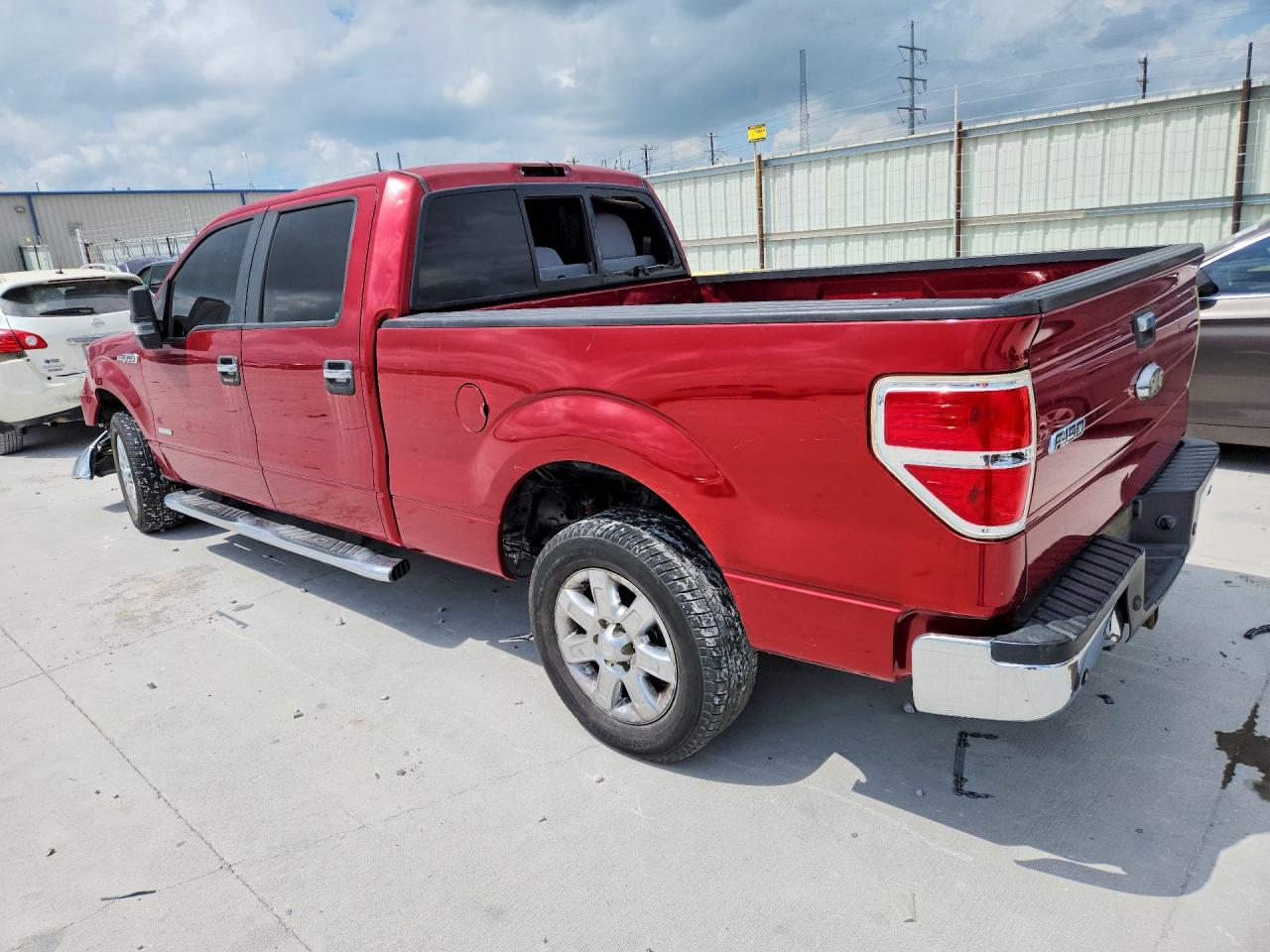 2013 Ford F150 Supercrew Maroon vin: 1FTFW1CT7DKD54189