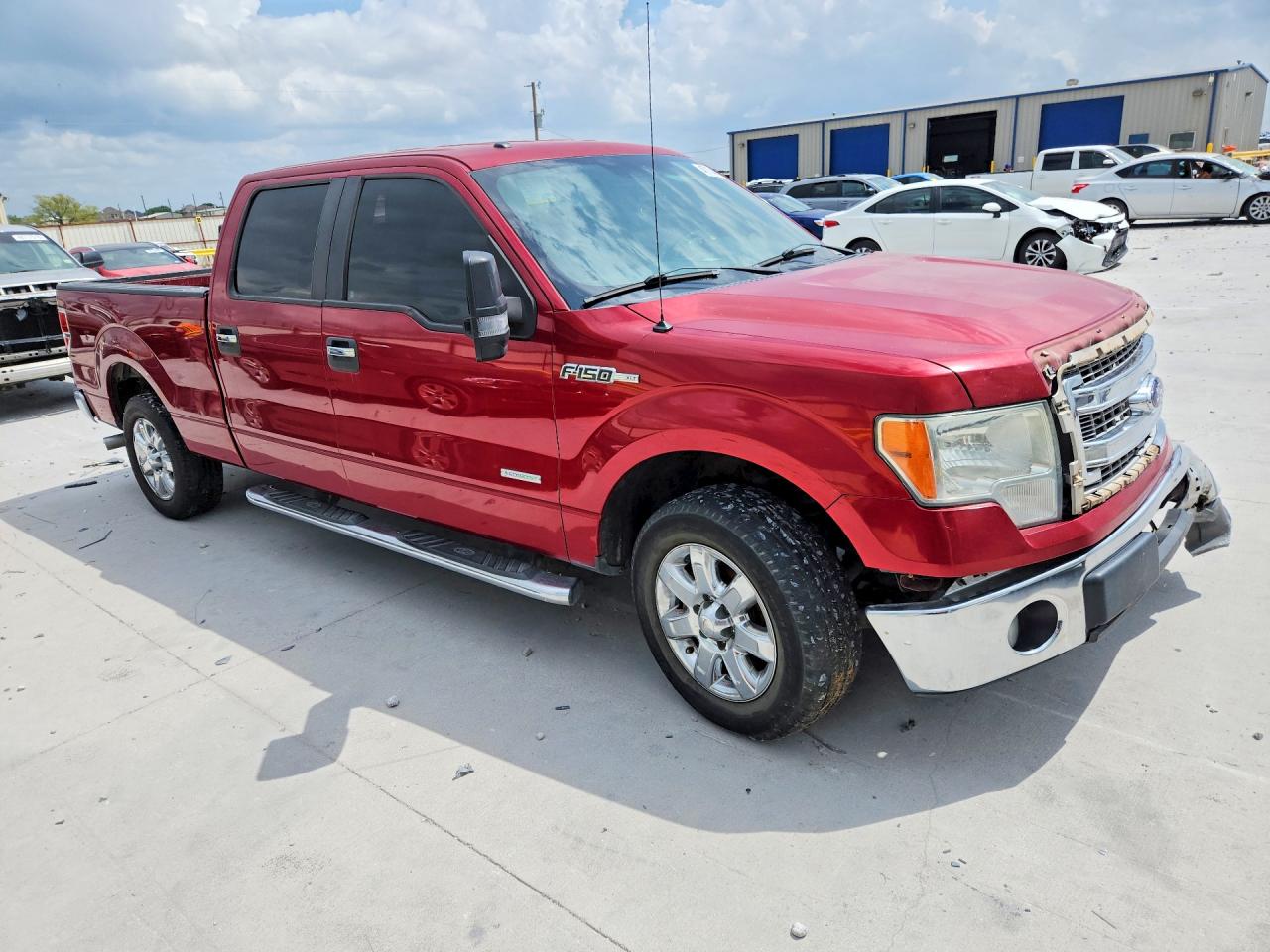 2013 Ford F150 Supercrew Maroon vin: 1FTFW1CT7DKD54189