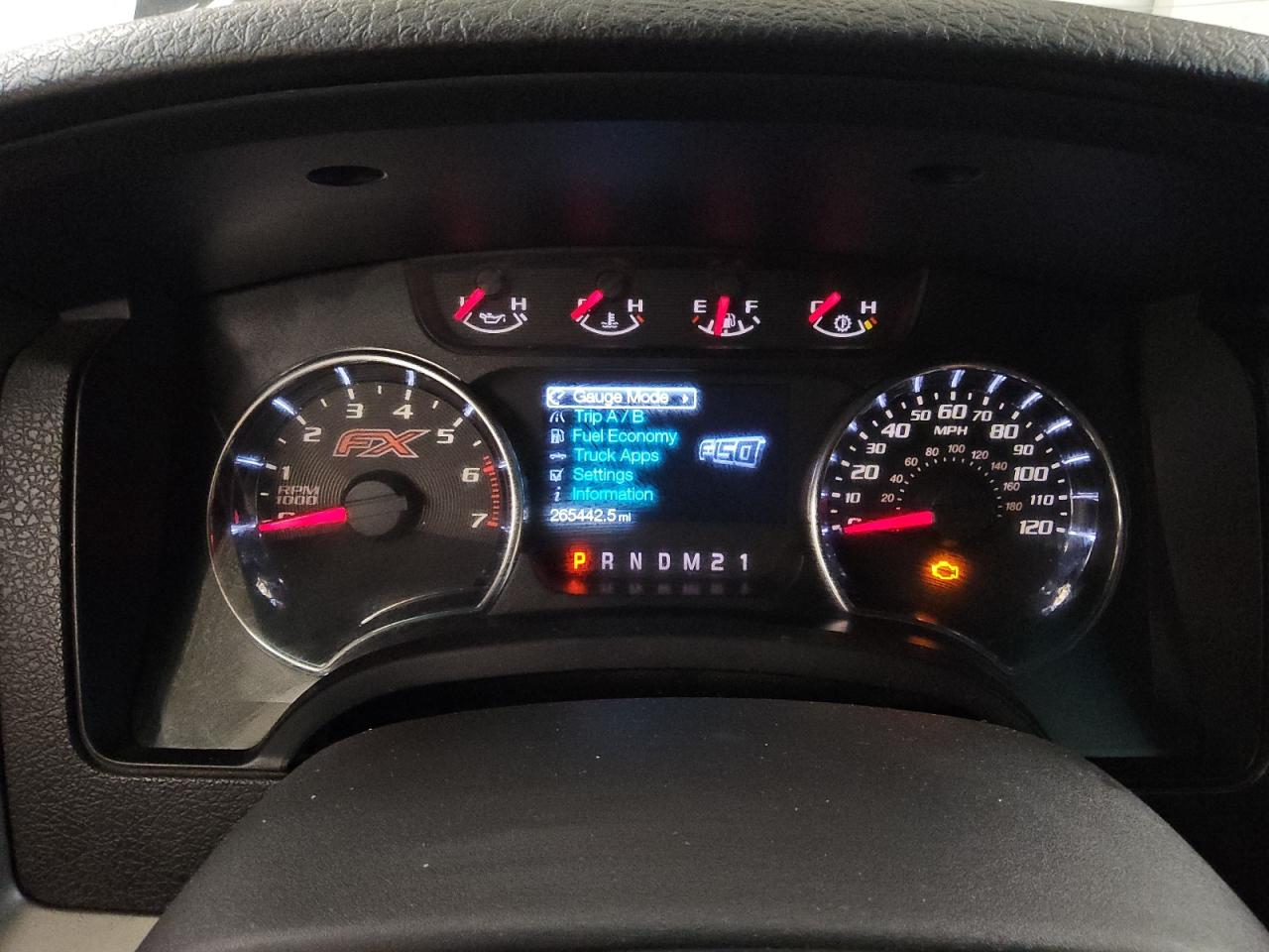 2013 Ford F150 Supercrew Black vin: 1FTFW1CT7DKD95096 Damage: Warning Light - Engine, On, Unacceptable