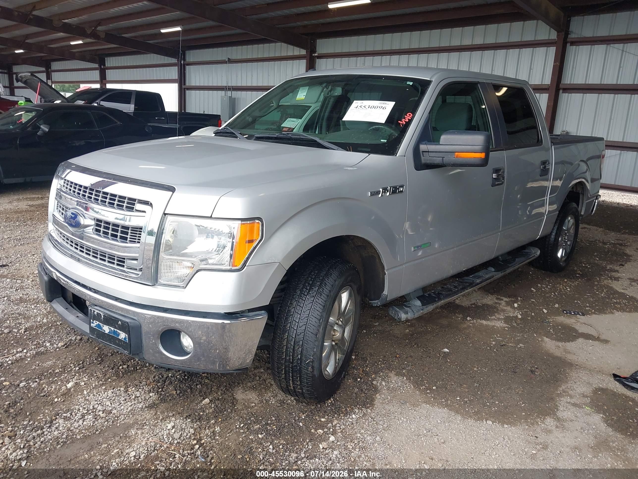 2013 Ford F-150 Fx2/king Ranch/lariat/limited/platinum/xl/xlt Silver vin: 1FTFW1CT7DKE59699