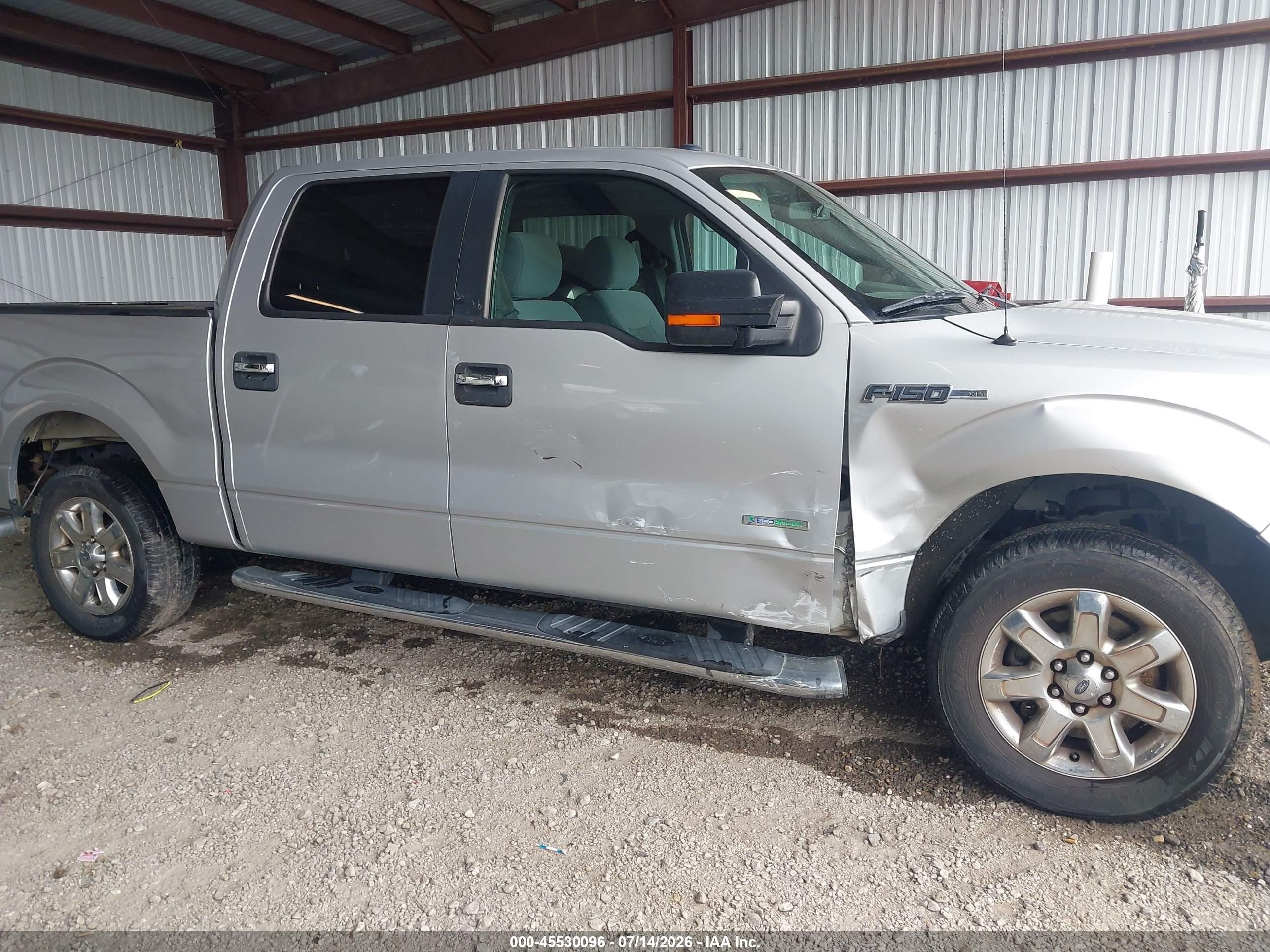2013 Ford F-150 Fx2/king Ranch/lariat/limited/platinum/xl/xlt Silver vin: 1FTFW1CT7DKE59699