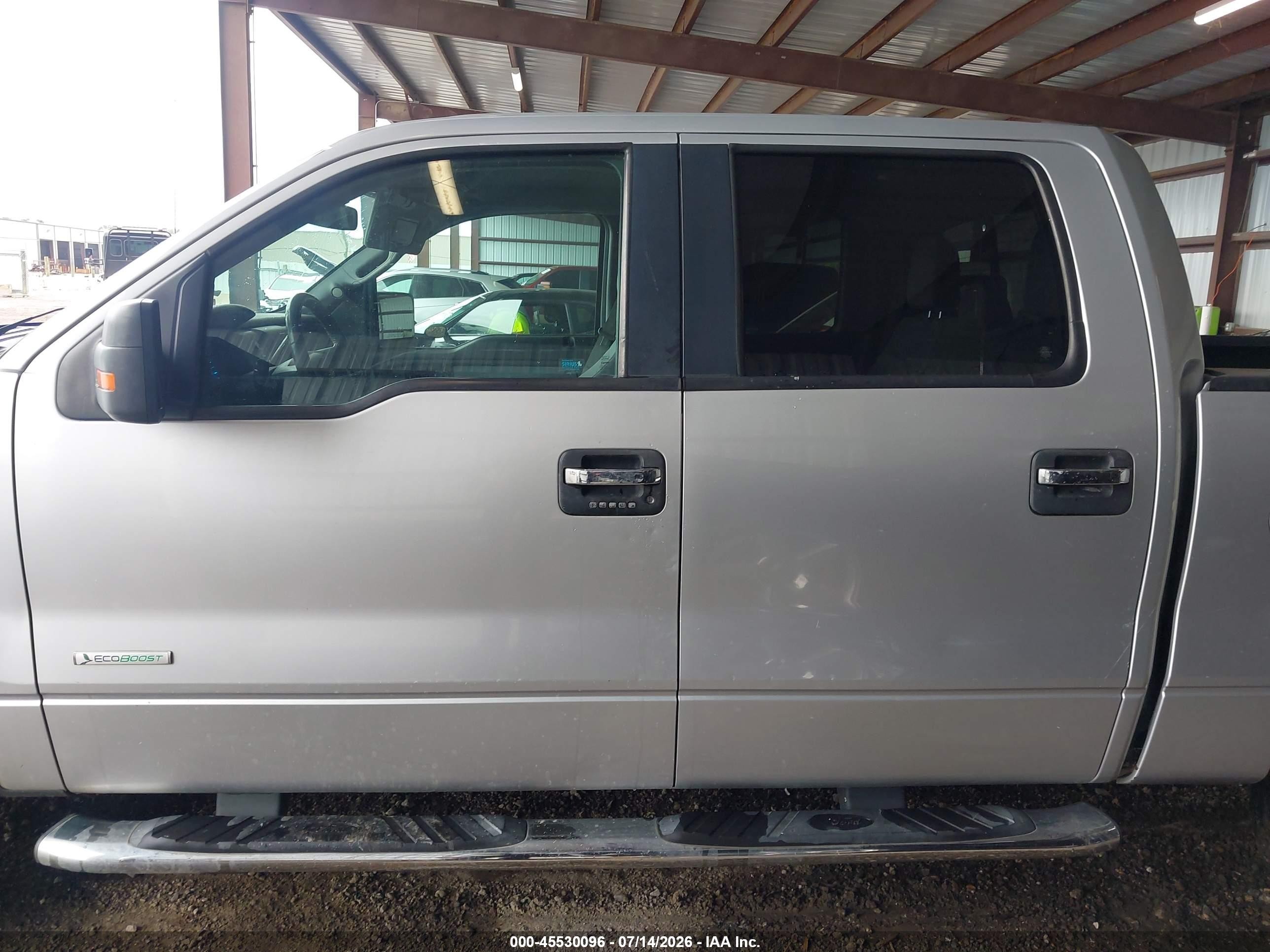 2013 Ford F-150 Fx2/king Ranch/lariat/limited/platinum/xl/xlt Silver vin: 1FTFW1CT7DKE59699