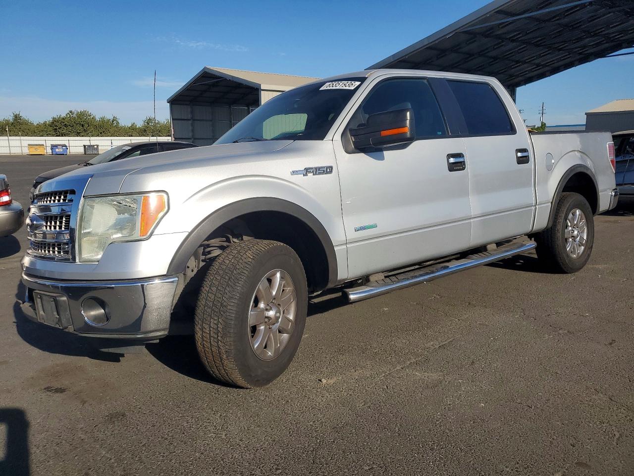2013 Ford F150 Supercrew Silver vin: 1FTFW1CT7DKE66460