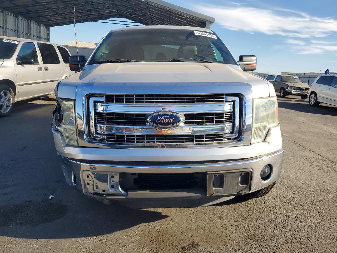 2013 Ford F150 Supercrew Silver vin: 1FTFW1CT7DKE66460