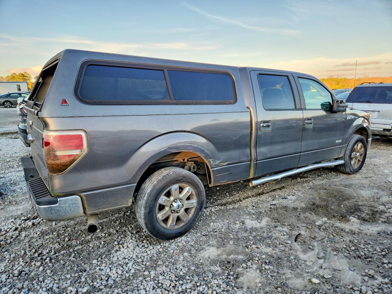 2014 Ford F150 Supercrew Серый vin: 1FTFW1CT7EFB66640
