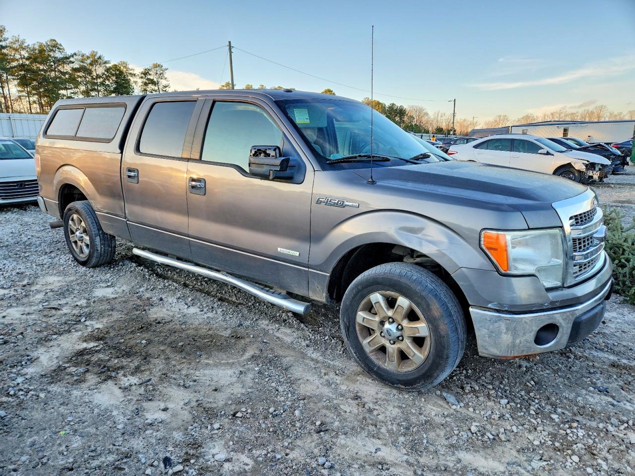 2014 Ford F150 Supercrew Серый vin: 1FTFW1CT7EFB66640
