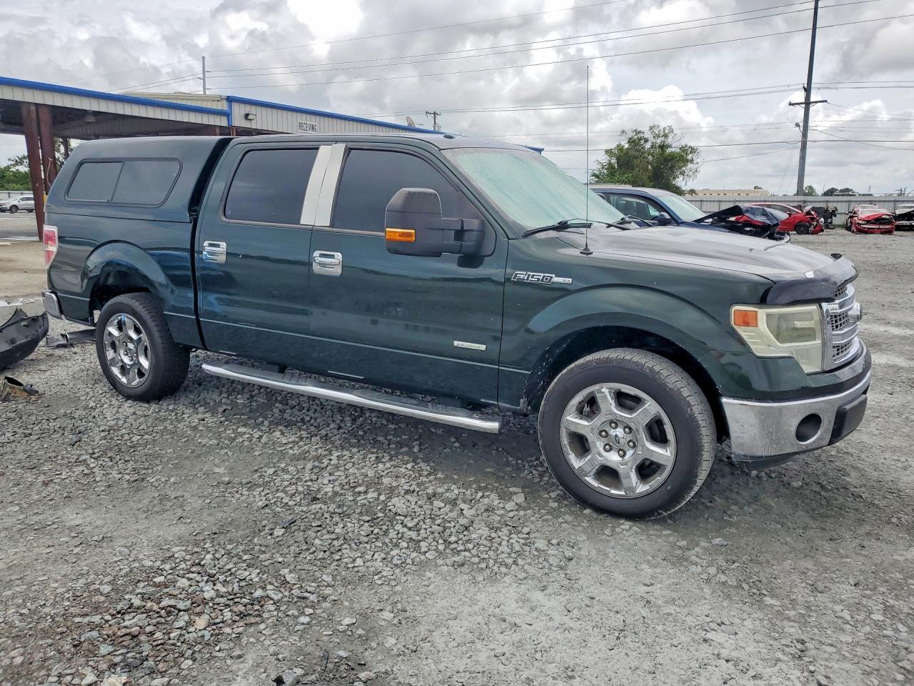 2014 Ford F150 Supercrew Green vin: 1FTFW1CT7EKD78963