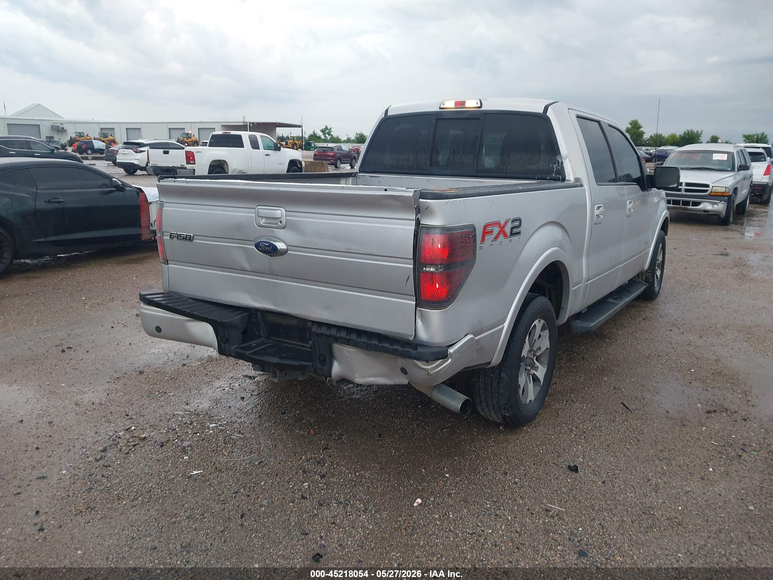 2014 Ford F-150 Fx2 Silver vin: 1FTFW1CT7EKE96575