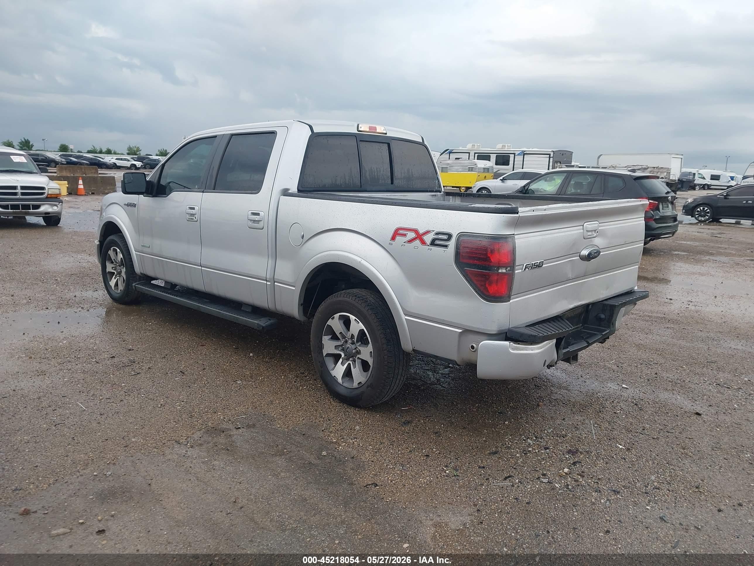 2014 Ford F-150 Fx2 Silver vin: 1FTFW1CT7EKE96575