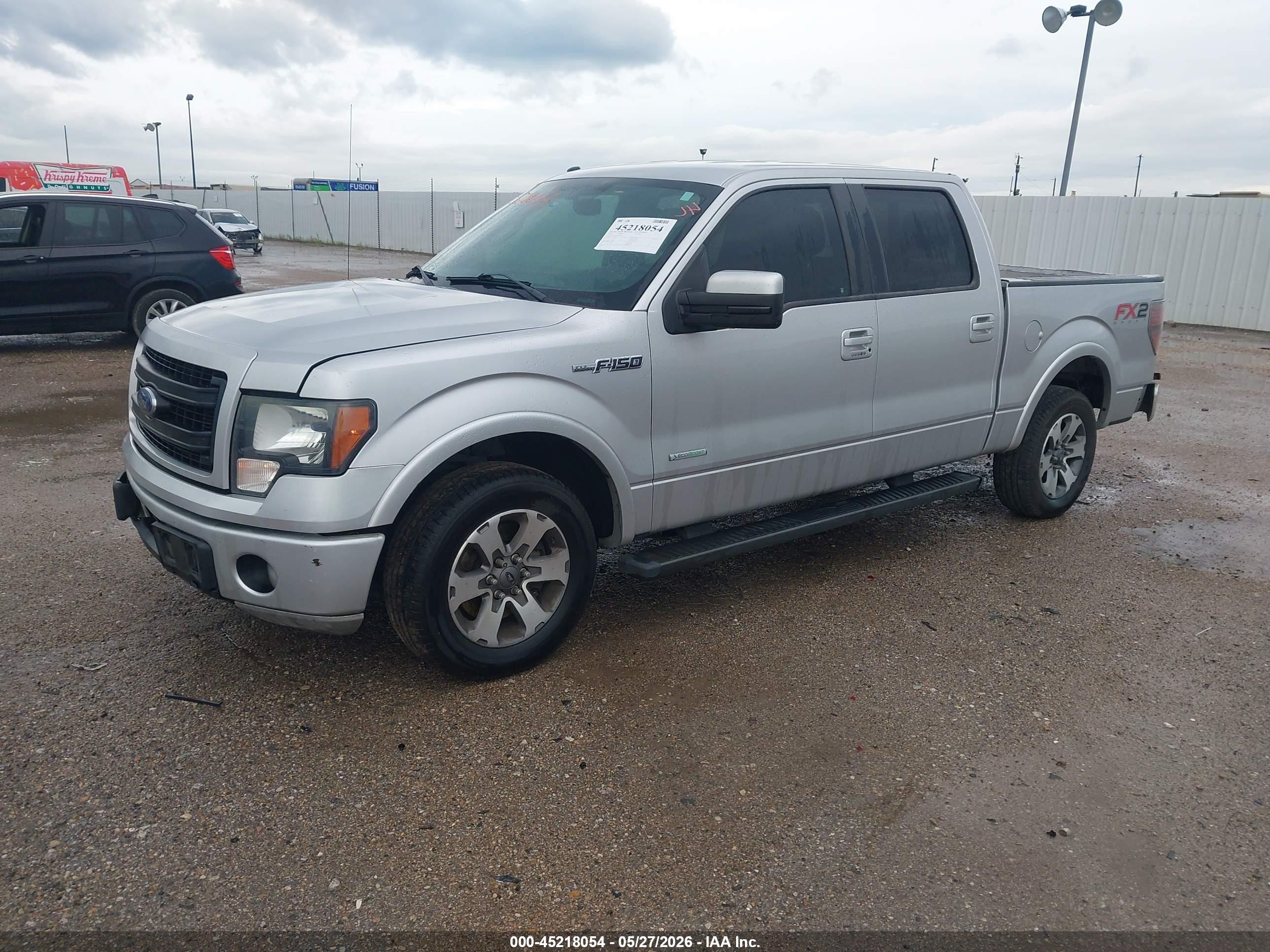 2014 Ford F-150 Fx2 Silver vin: 1FTFW1CT7EKE96575