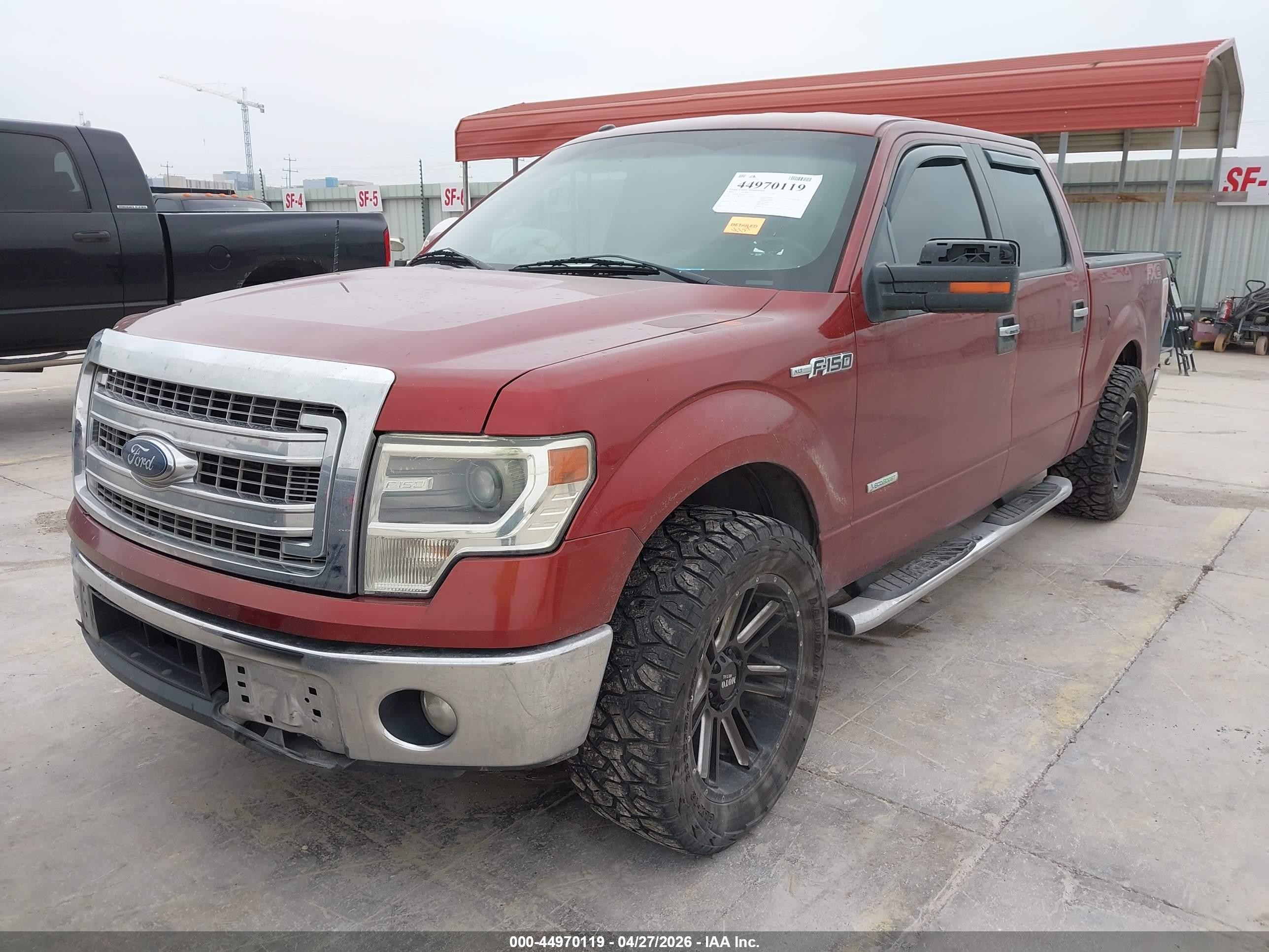 2014 Ford F-150 Xlt Orange vin: 1FTFW1CT7EKF72702