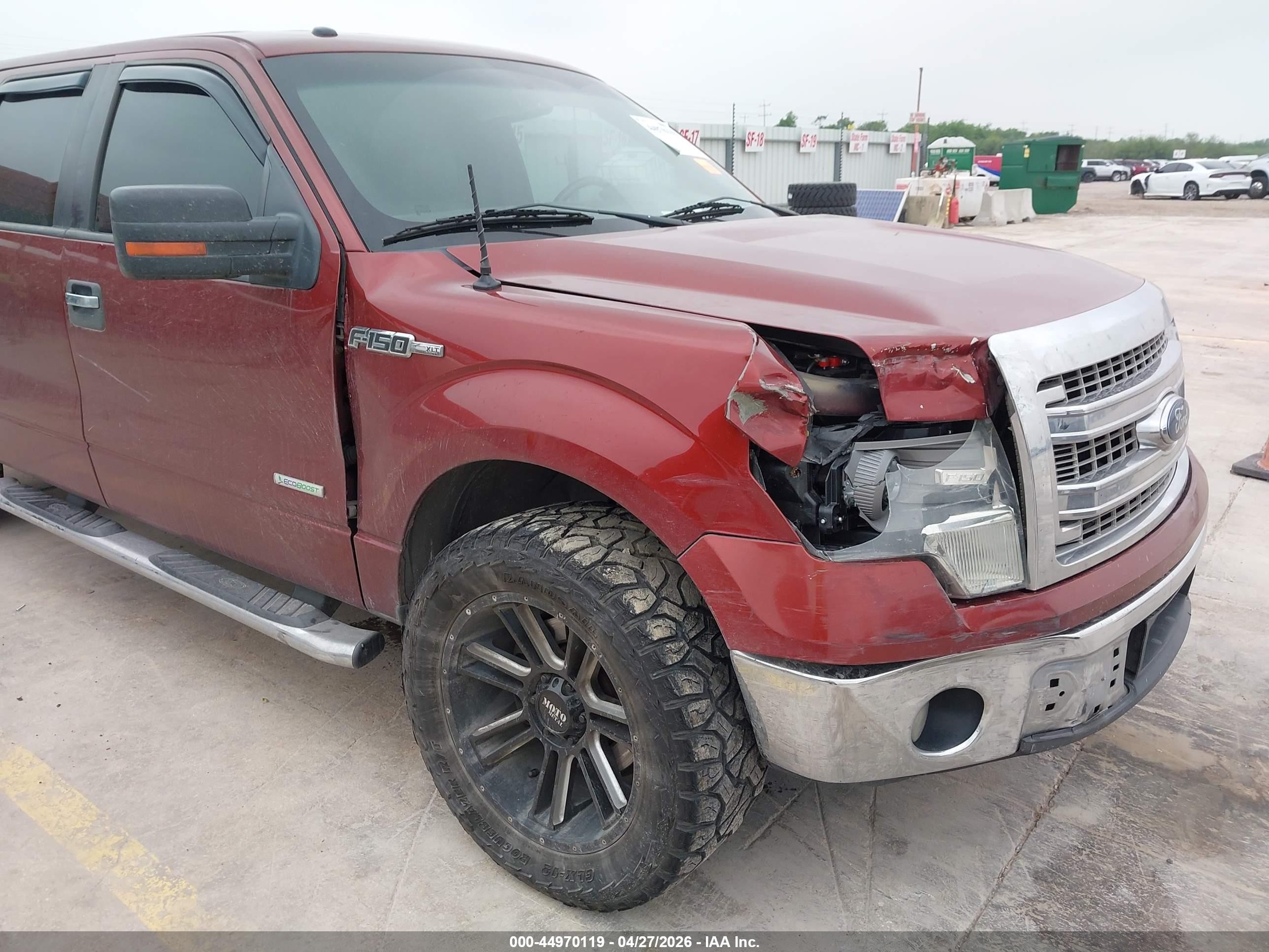 2014 Ford F-150 Xlt Orange vin: 1FTFW1CT7EKF72702