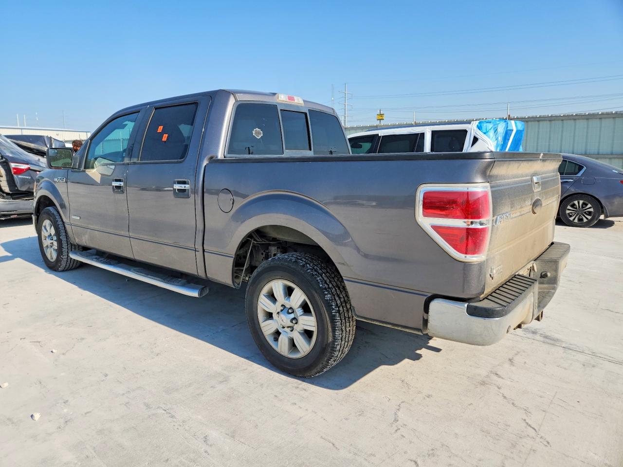 2011 Ford F150 Supercrew Gray vin: 1FTFW1CT8BFB55402