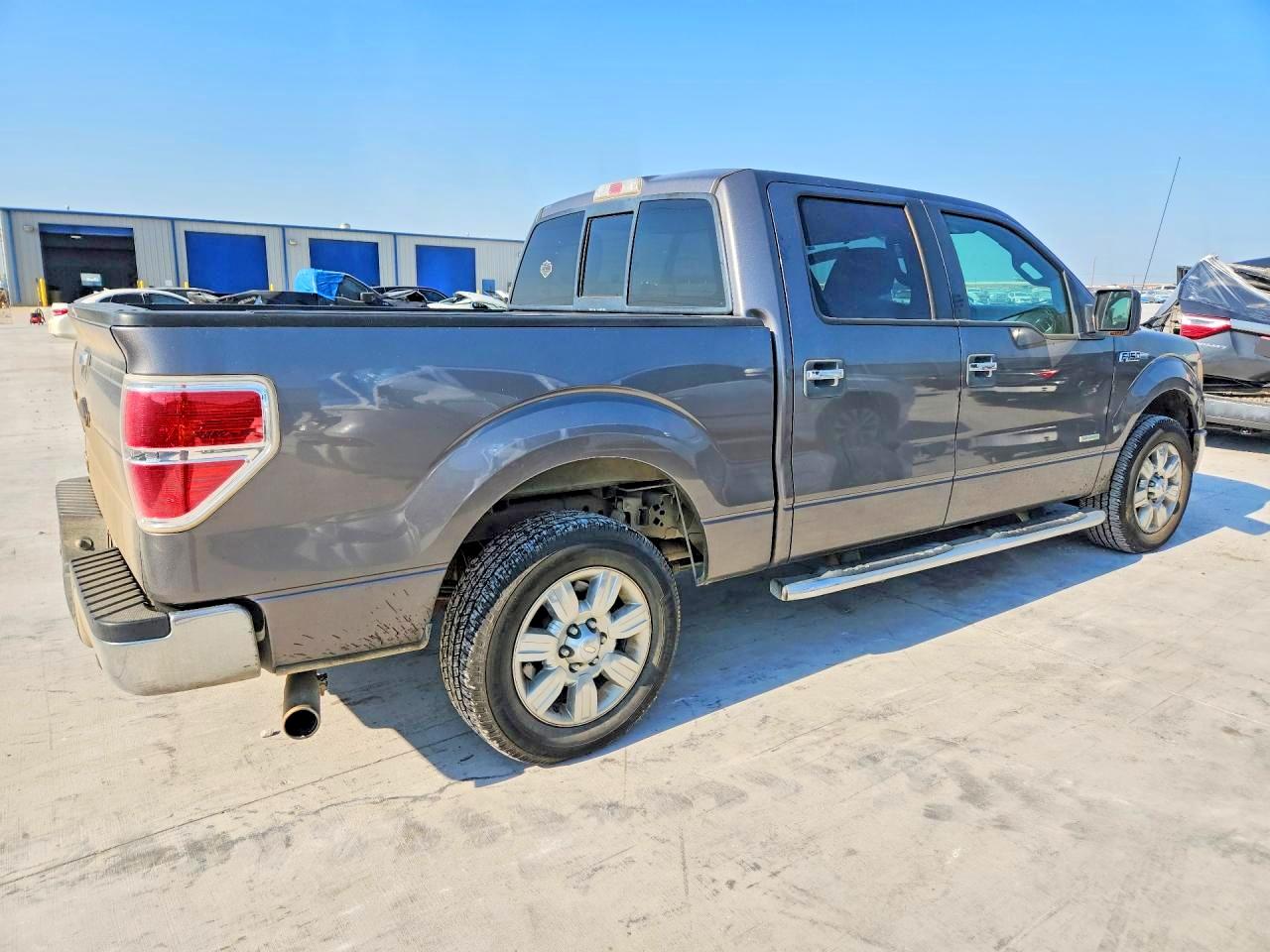 2011 Ford F150 Supercrew Gray vin: 1FTFW1CT8BFB55402
