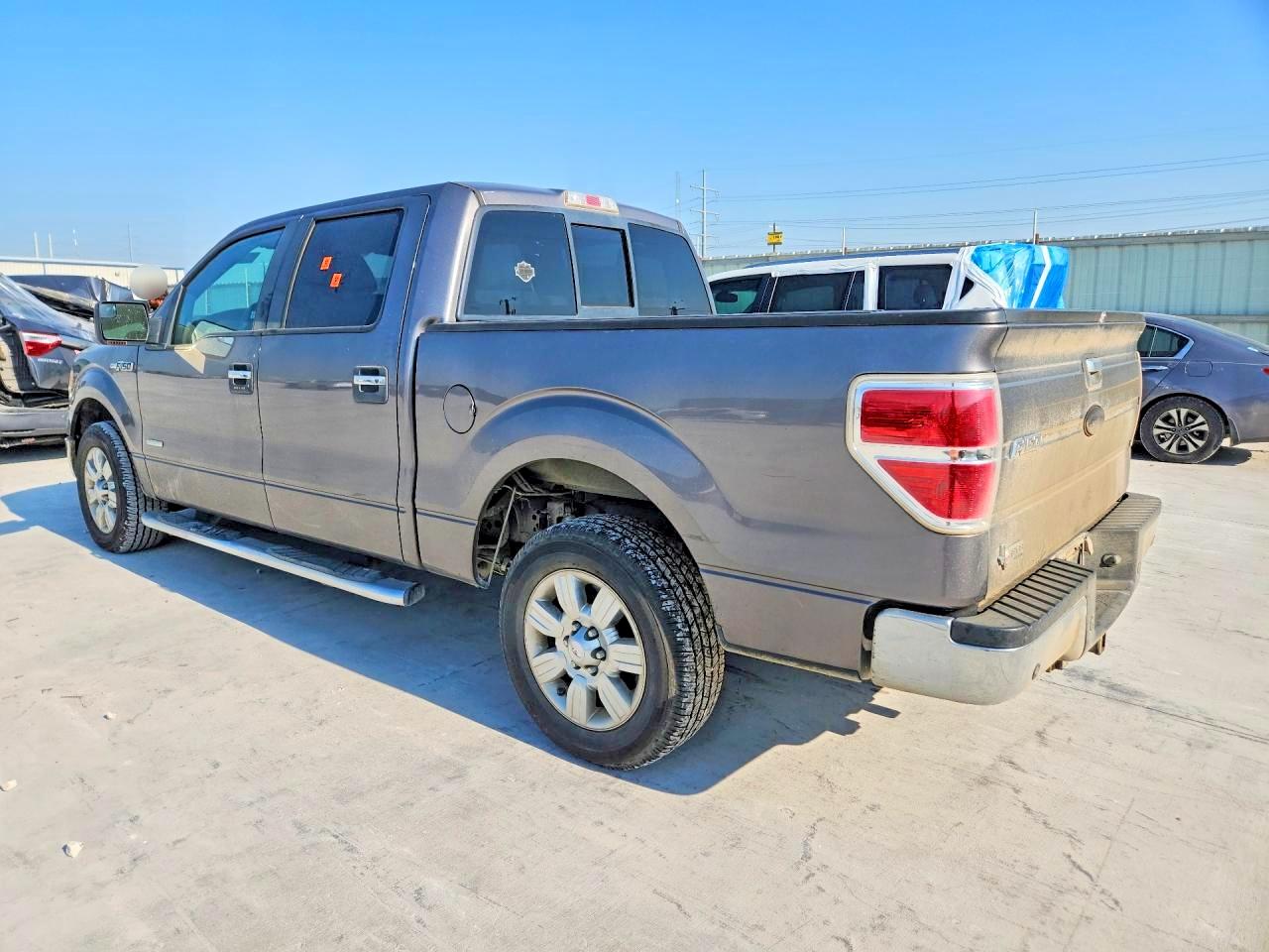 2011 Ford F150 Supercrew Gray vin: 1FTFW1CT8BFB55402