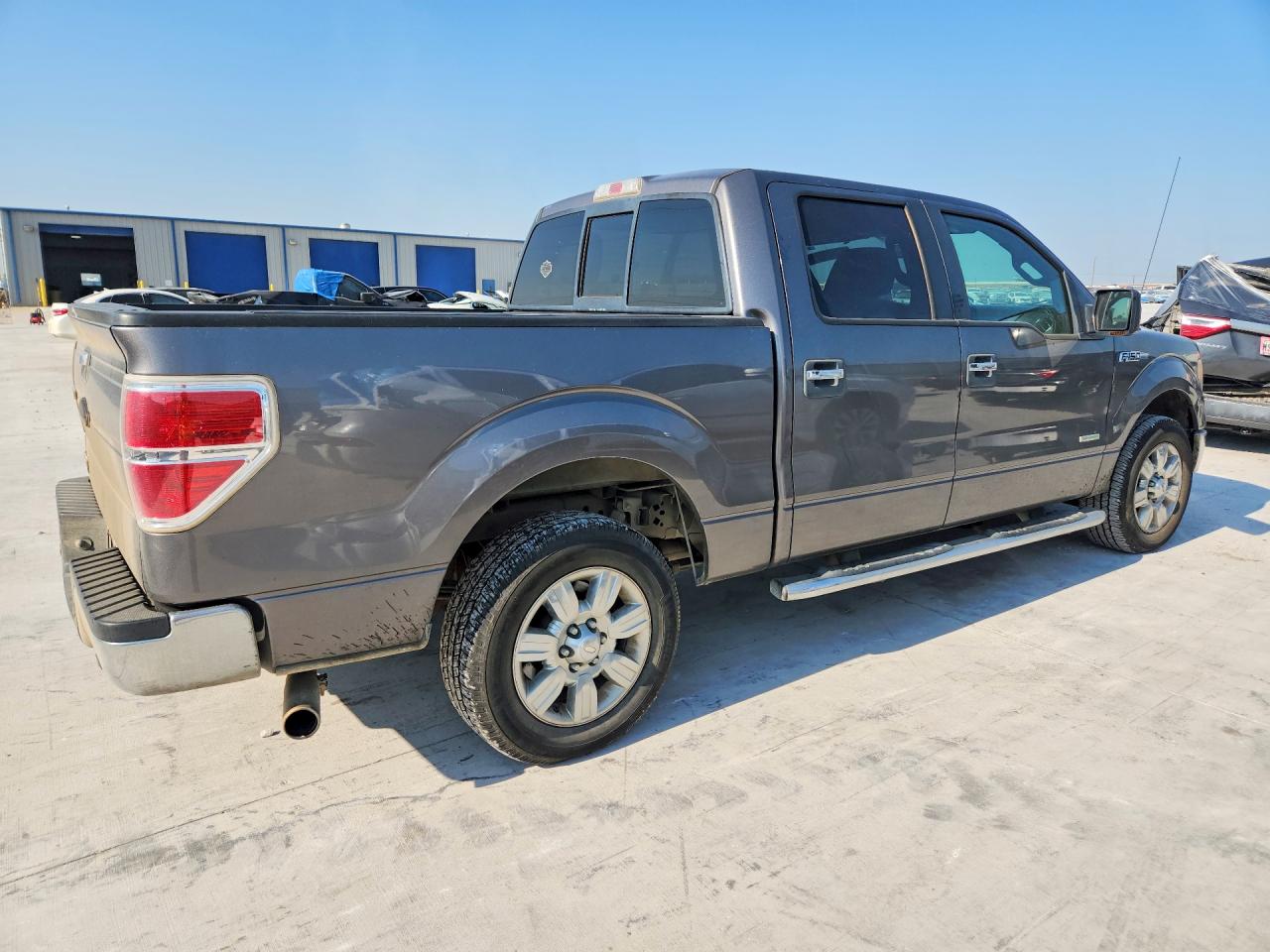 2011 Ford F150 Supercrew Gray vin: 1FTFW1CT8BFB55402