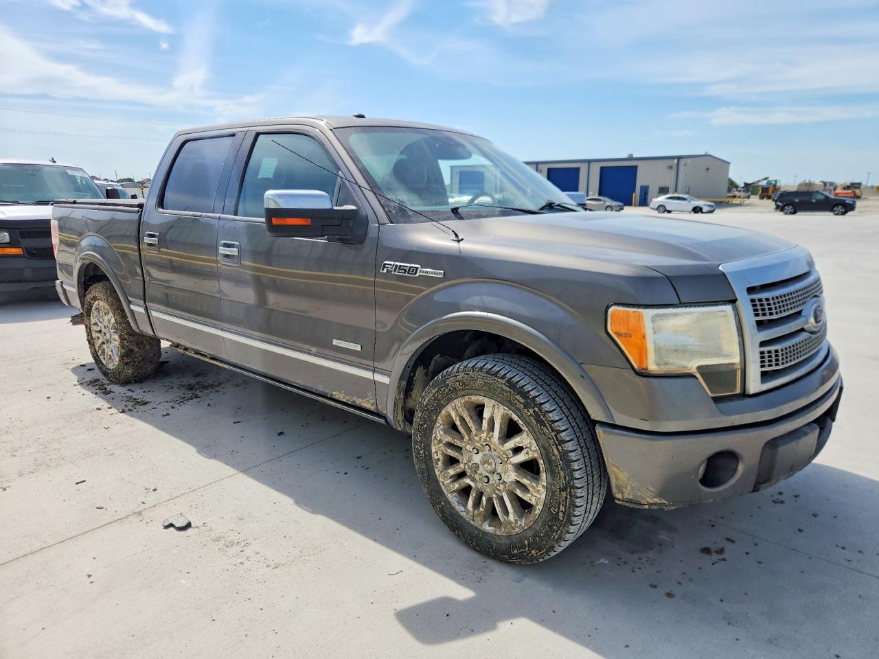 2011 Ford F150 Supercrew Gray vin: 1FTFW1CT8BFB72958