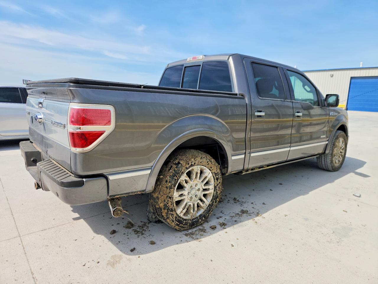 2011 Ford F150 Supercrew Gray vin: 1FTFW1CT8BFB72958