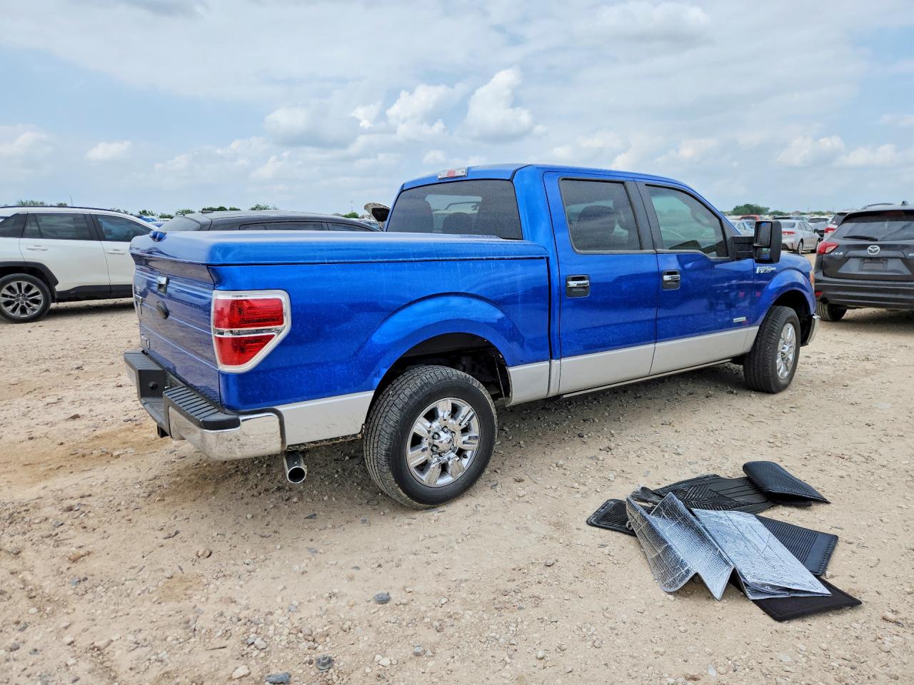 2011 Ford F150 Supercrew Blue vin: 1FTFW1CT8BFB90781