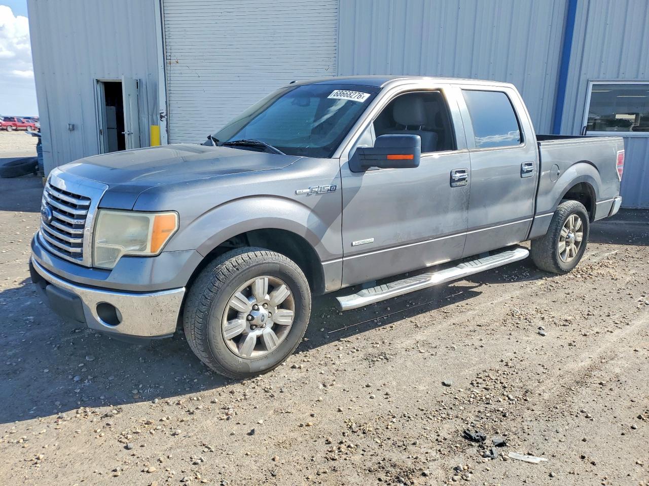 2011 Ford F150 Supercrew Gray vin: 1FTFW1CT8BFC33659