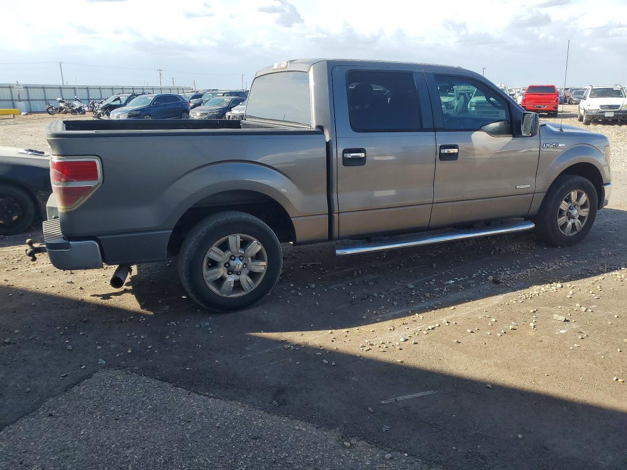 2011 Ford F150 Supercrew Gray vin: 1FTFW1CT8BFC33659