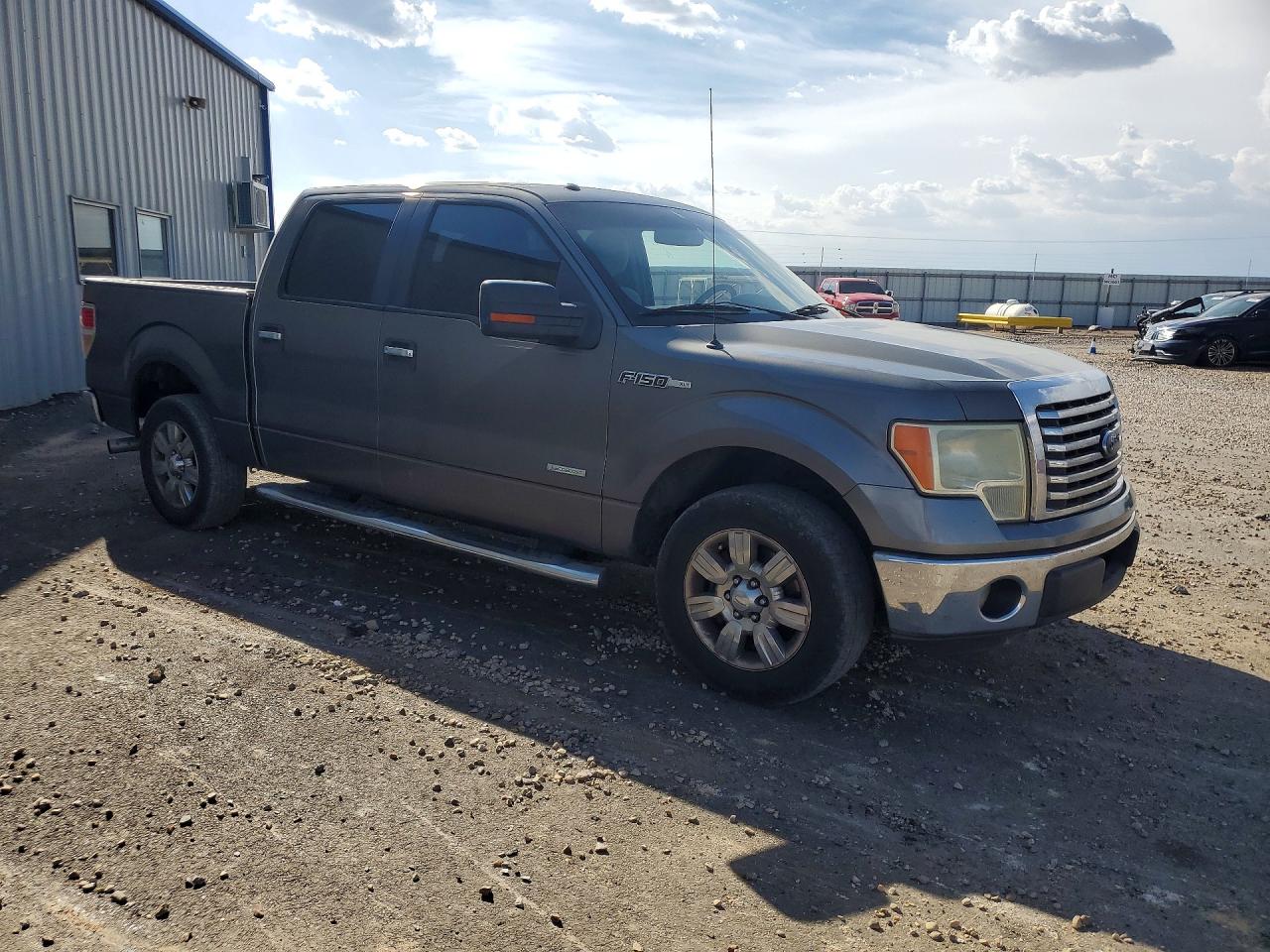 2011 Ford F150 Supercrew Gray vin: 1FTFW1CT8BFC33659
