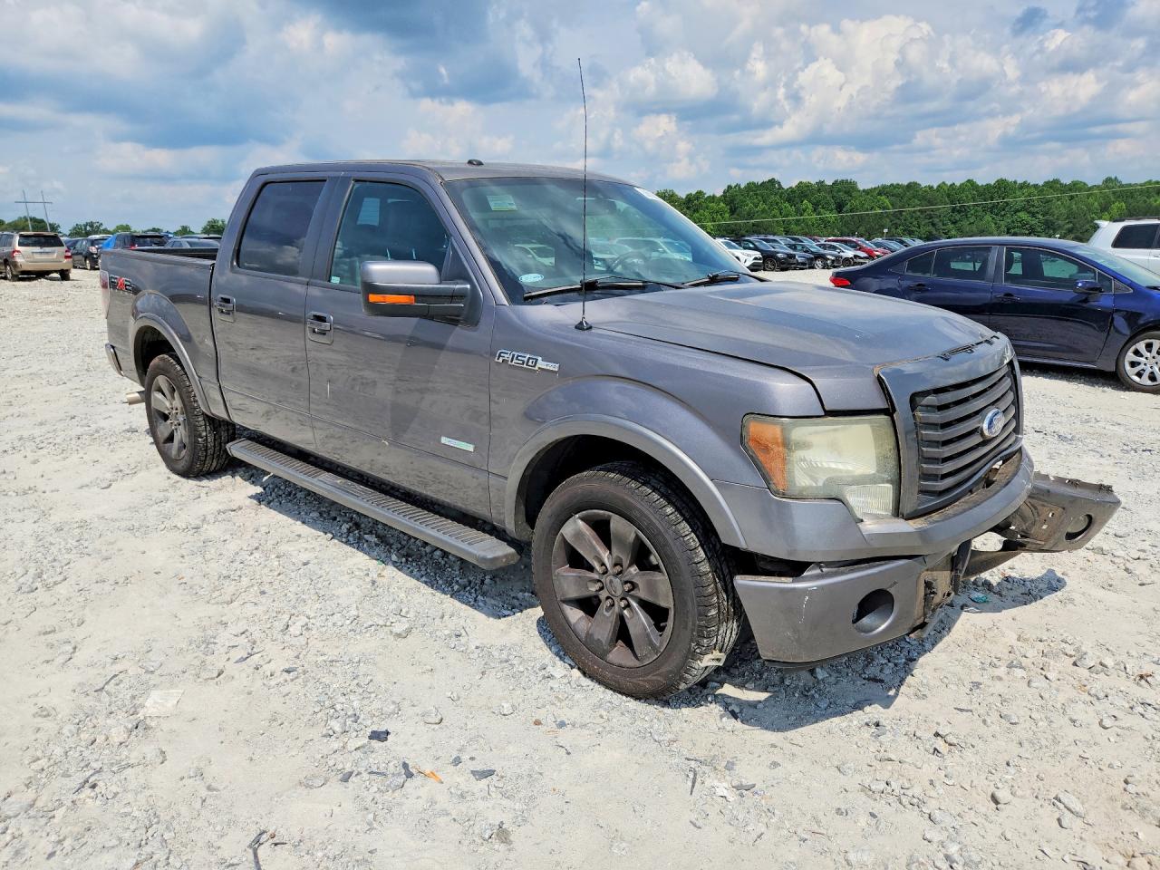 2011 Ford F150 Supercrew Серый vin: 1FTFW1CT8BKD40153