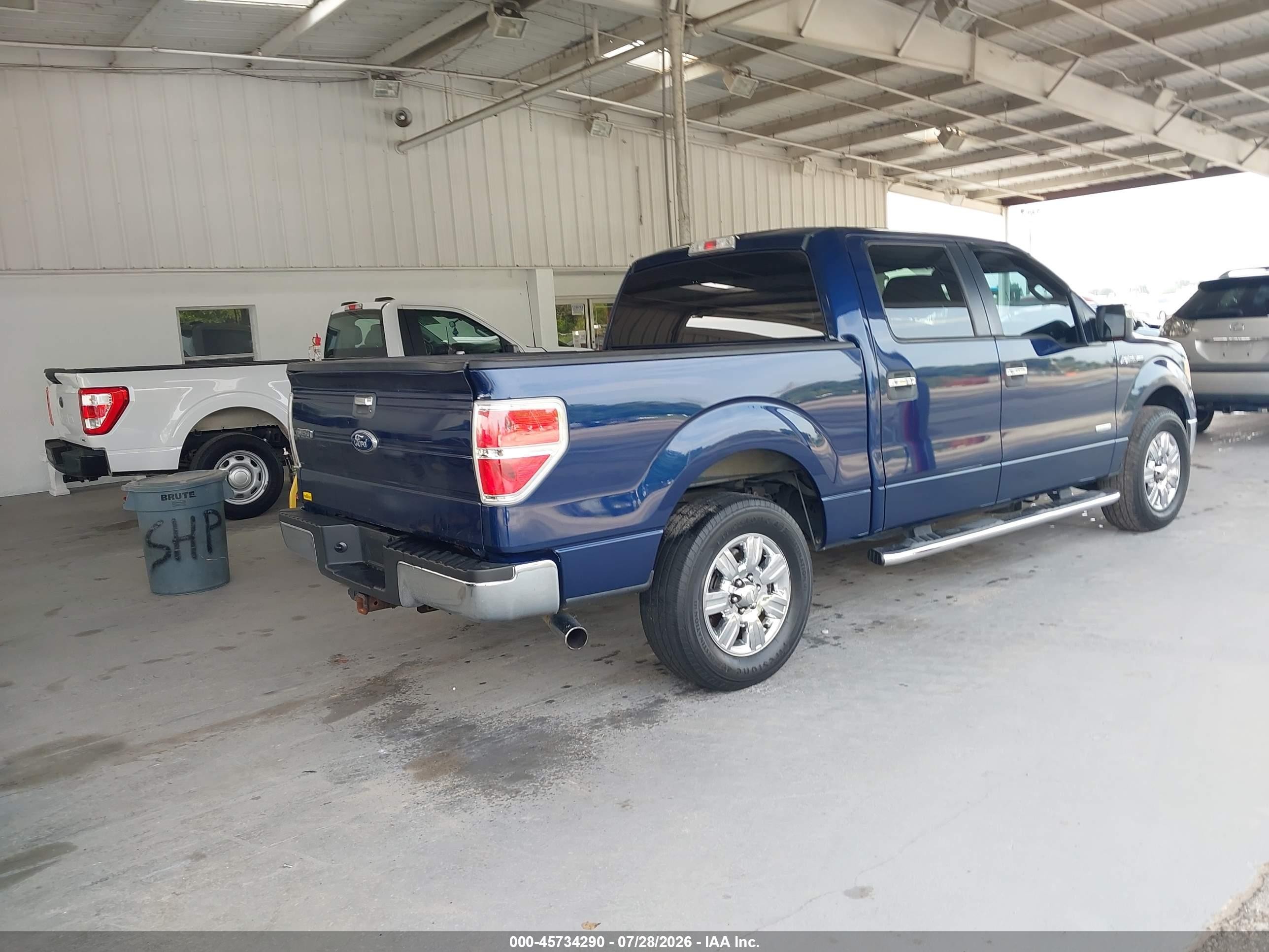 2012 Ford F-150 Xlt Blue vin: 1FTFW1CT8CFA02441