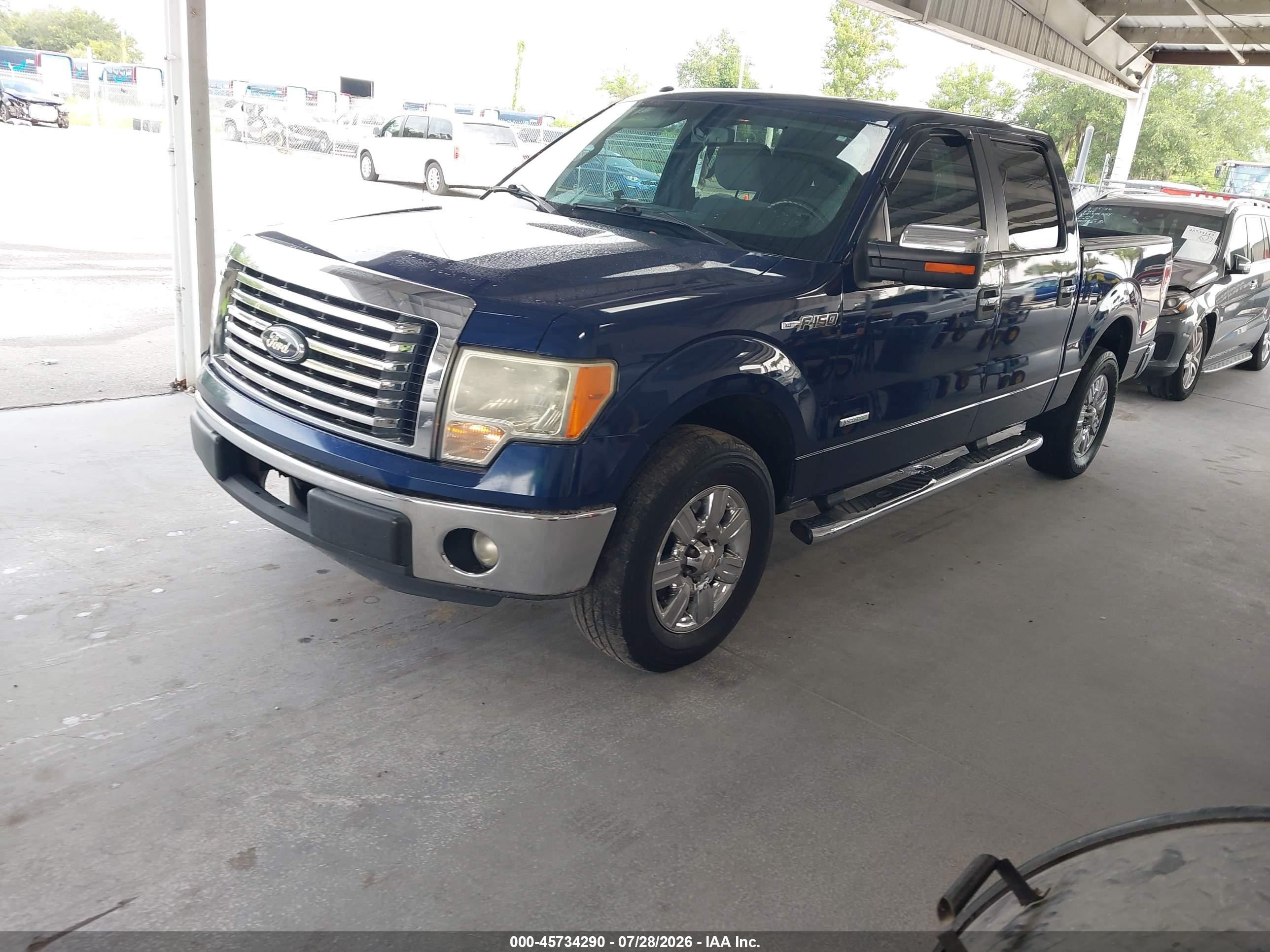 2012 Ford F-150 Xlt Blue vin: 1FTFW1CT8CFA02441