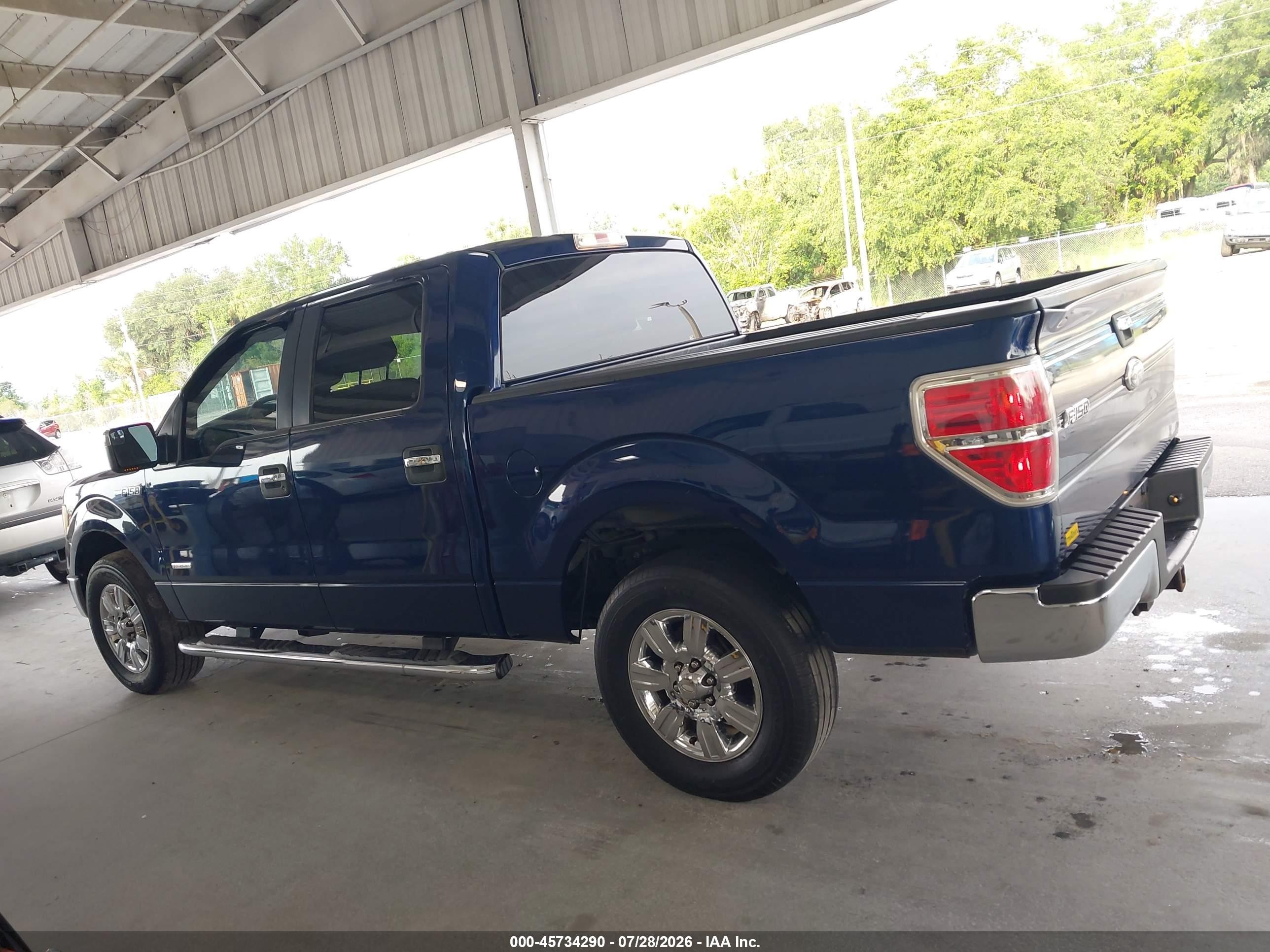 2012 Ford F-150 Xlt Blue vin: 1FTFW1CT8CFA02441