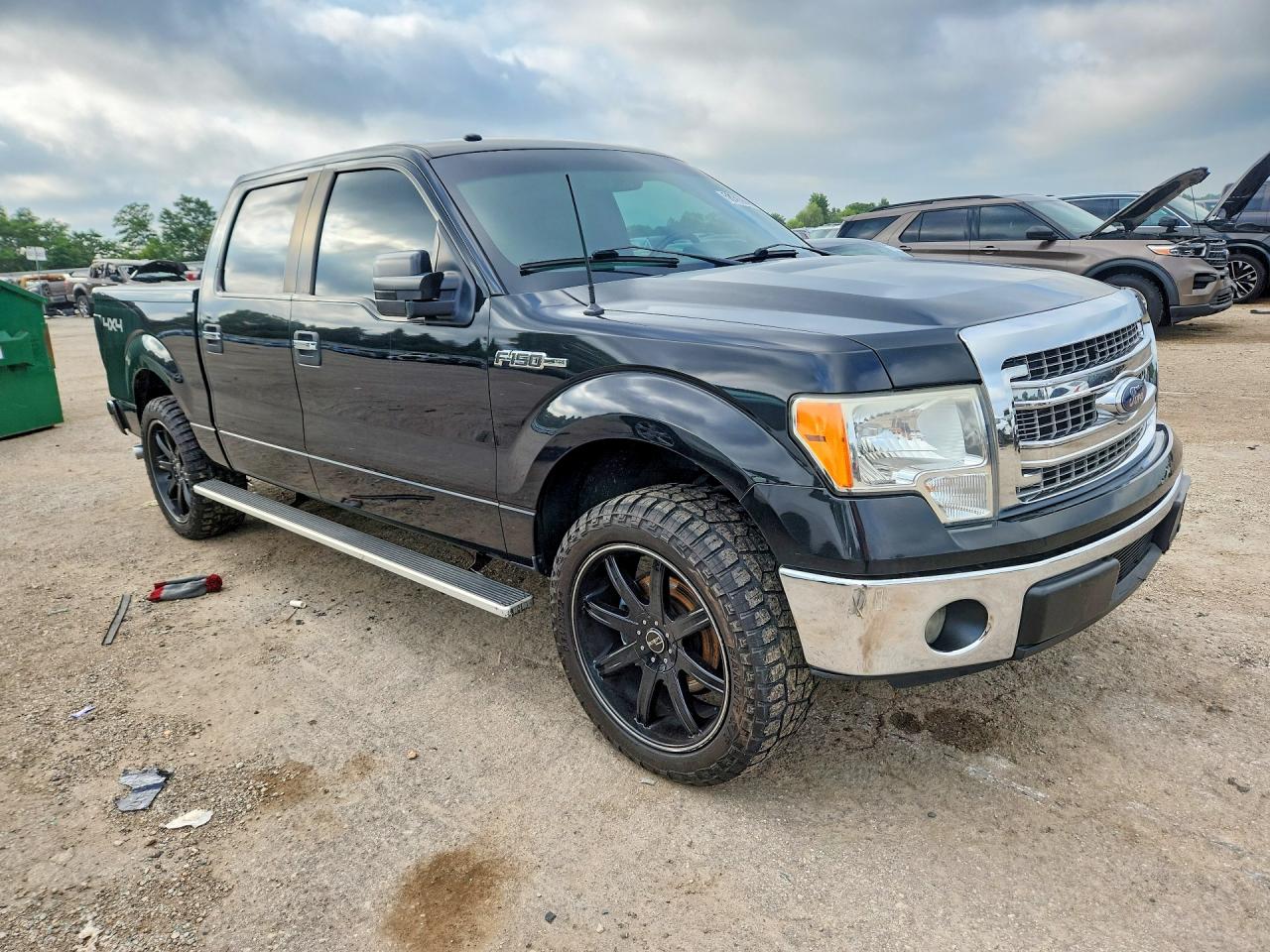 2012 Ford F150 Supercrew Black vin: 1FTFW1CT8CFA40347