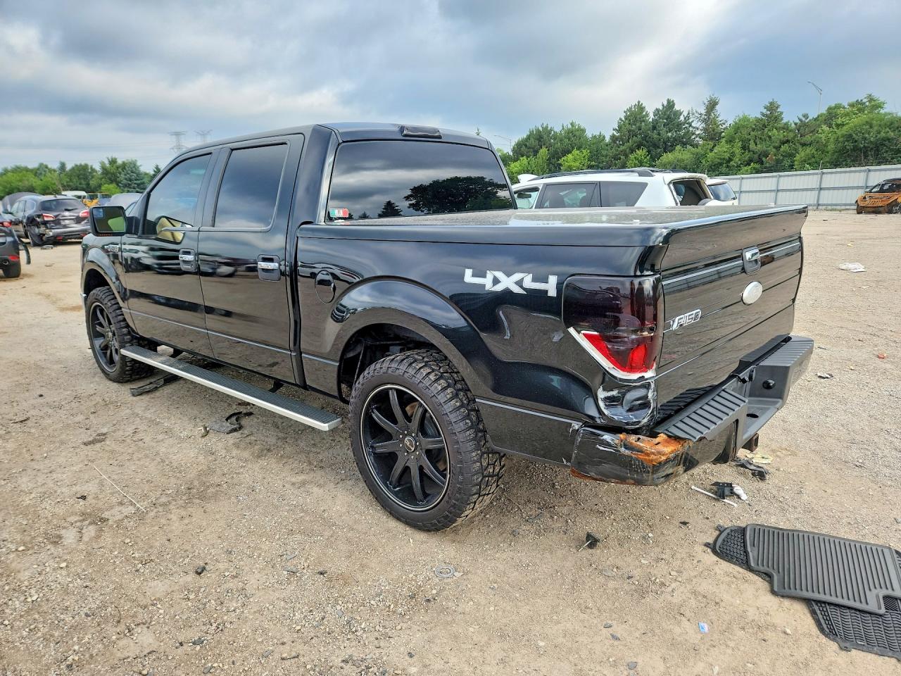 2012 Ford F150 Supercrew Black vin: 1FTFW1CT8CFA40347