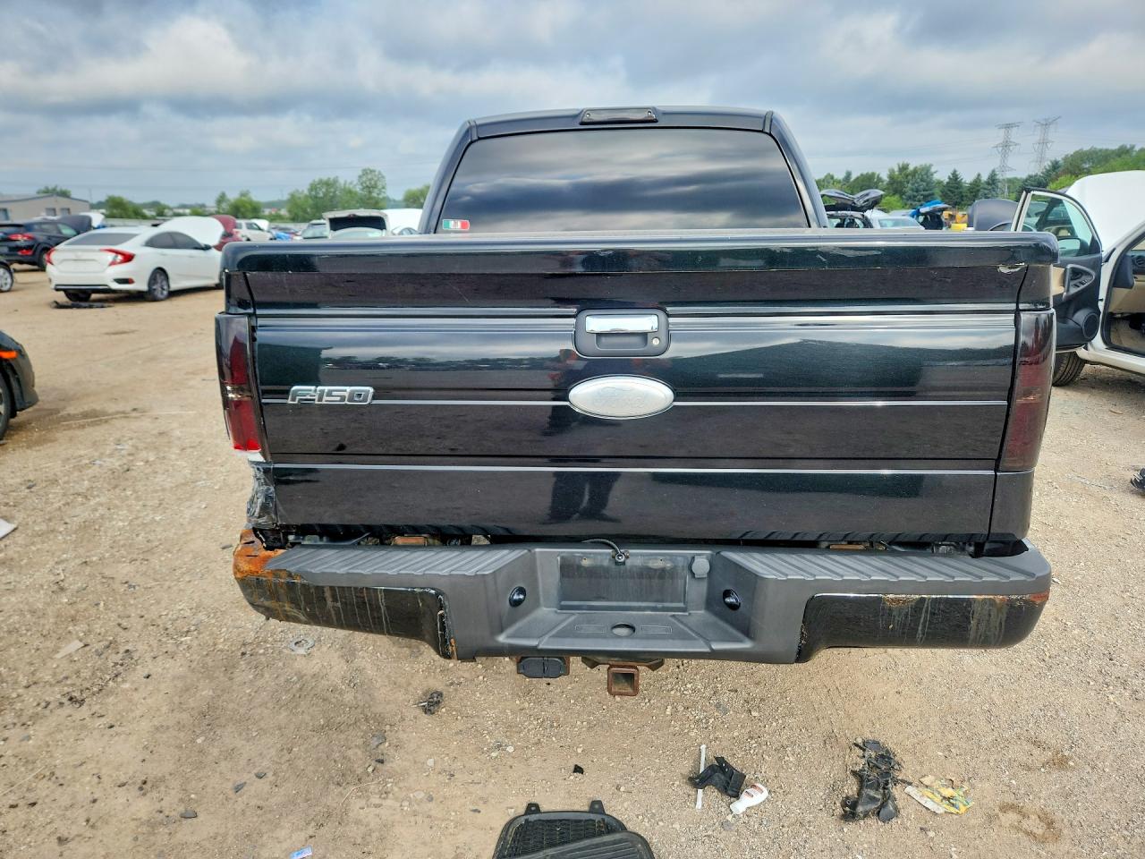 2012 Ford F150 Supercrew Black vin: 1FTFW1CT8CFA40347