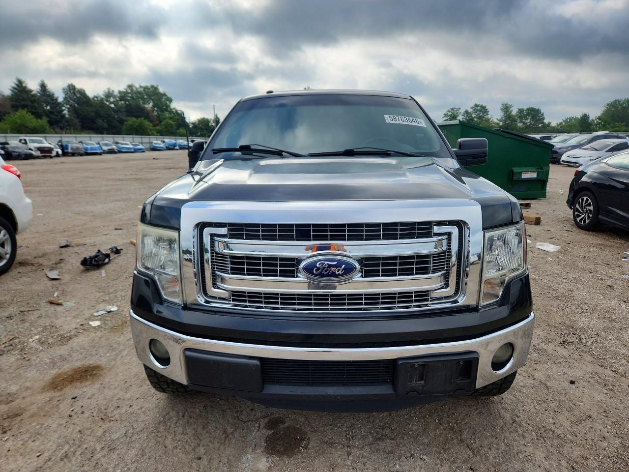 2012 Ford F150 Supercrew Black vin: 1FTFW1CT8CFA40347