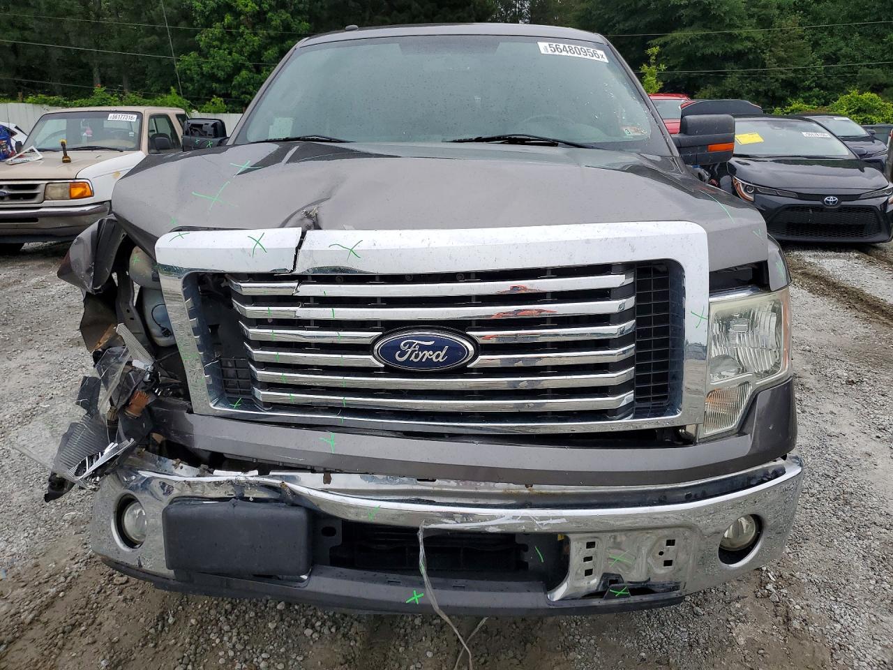 2012 Ford F150 Supercrew Gray vin: 1FTFW1CT8CFA52899